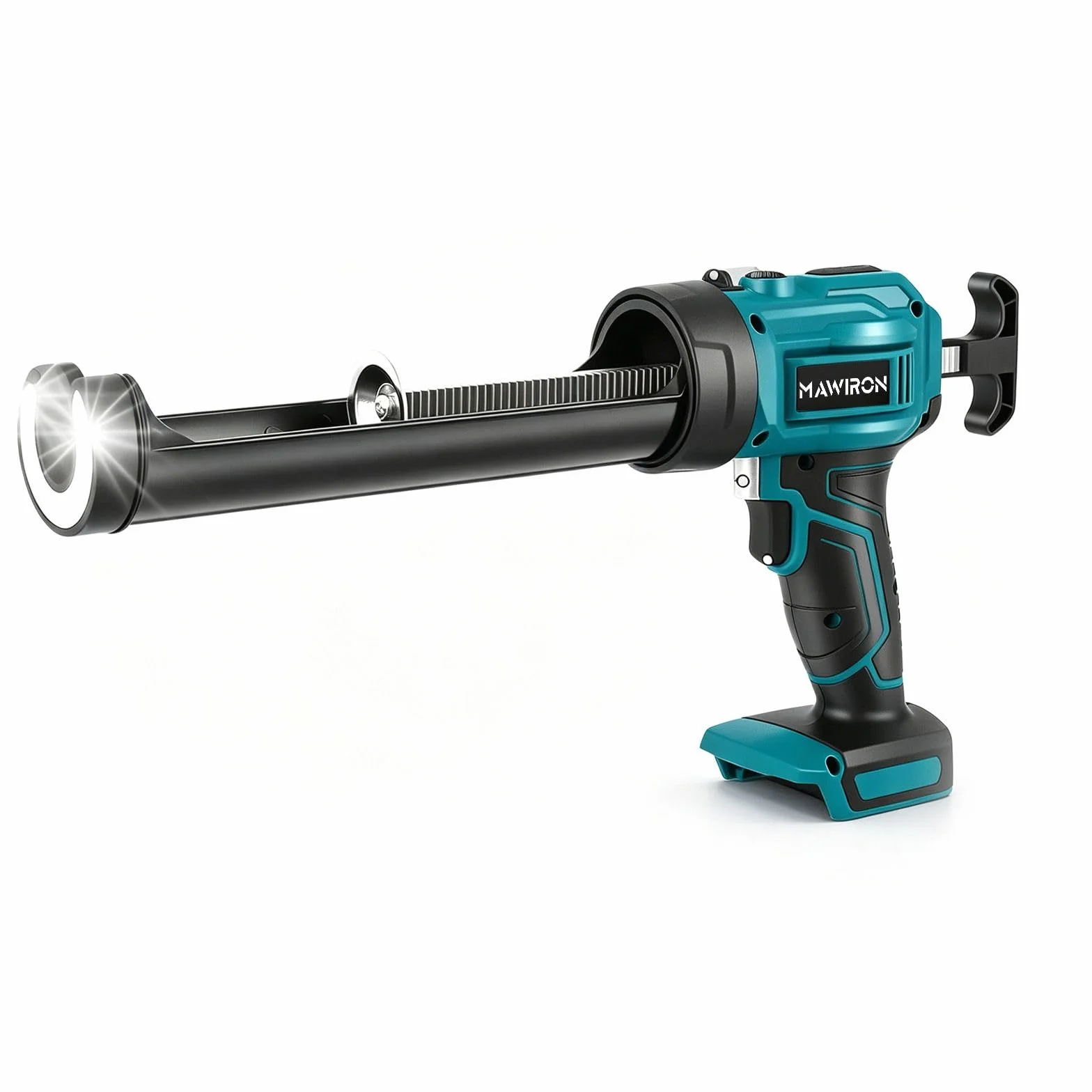 Akumulatorowy pistolet na kartusz, kompatybilny z akumulatorem Makita 18 V, elektryczna prasa do kartuszy, światło LED, pistolet silikonowy, akumulator do wkładów 300 ml, bez akumulatora