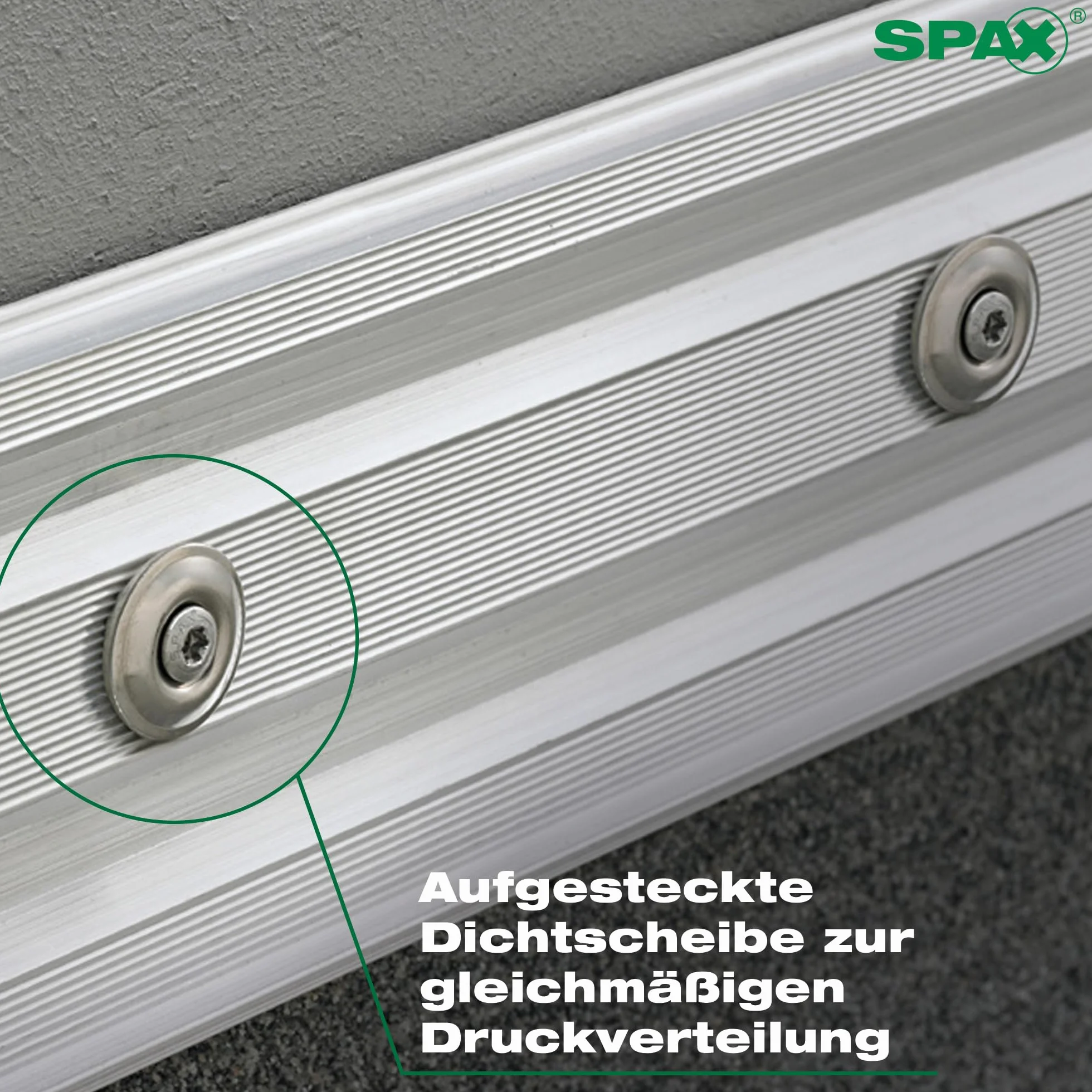 458700045556 wkręt do dyspensera, 4,5 x 55 mm, 70 sztuk, pełny gwint, łeb stożkowy soczewki, T-STAR plus T20, 4CUT, stal nierdzewna A2, podkładka uszczelniająca 15 mm