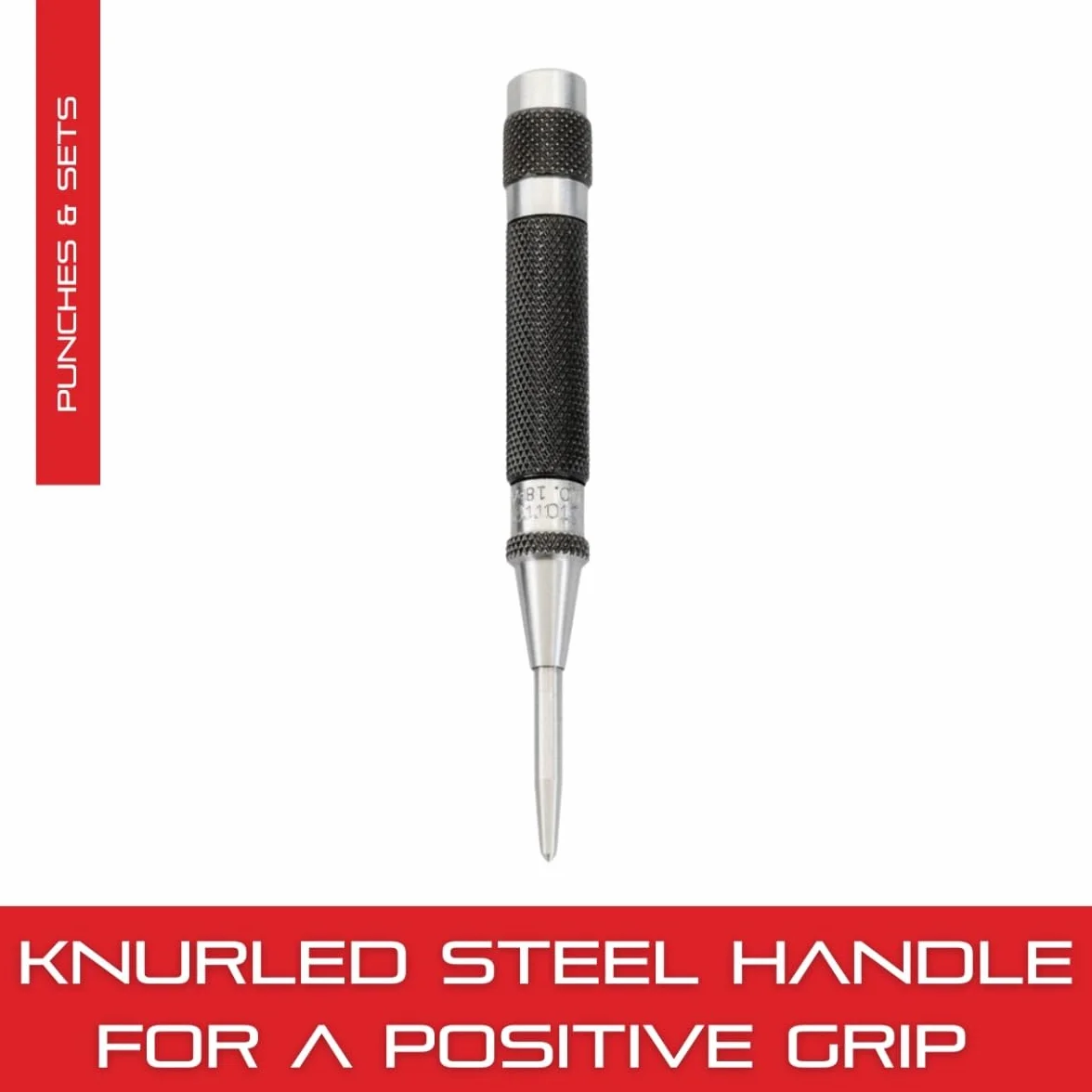 Starrett 18AA Automatyczny dziurkacz środkowy z regulowanym pociągnięciem, długość 10 cm, średnica 7/40 cm