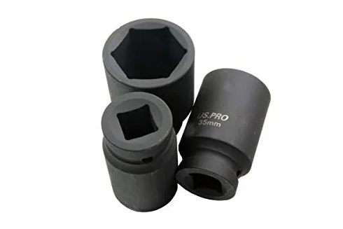 US. PRO by Bergen zestaw gniazd udarowych 3/4" Drive Głębokie gniazdo udarowe 24-41 mm samochodów ciężarowych o długim zasięgu (Bergen w pełni przebijający się do US. PRO)