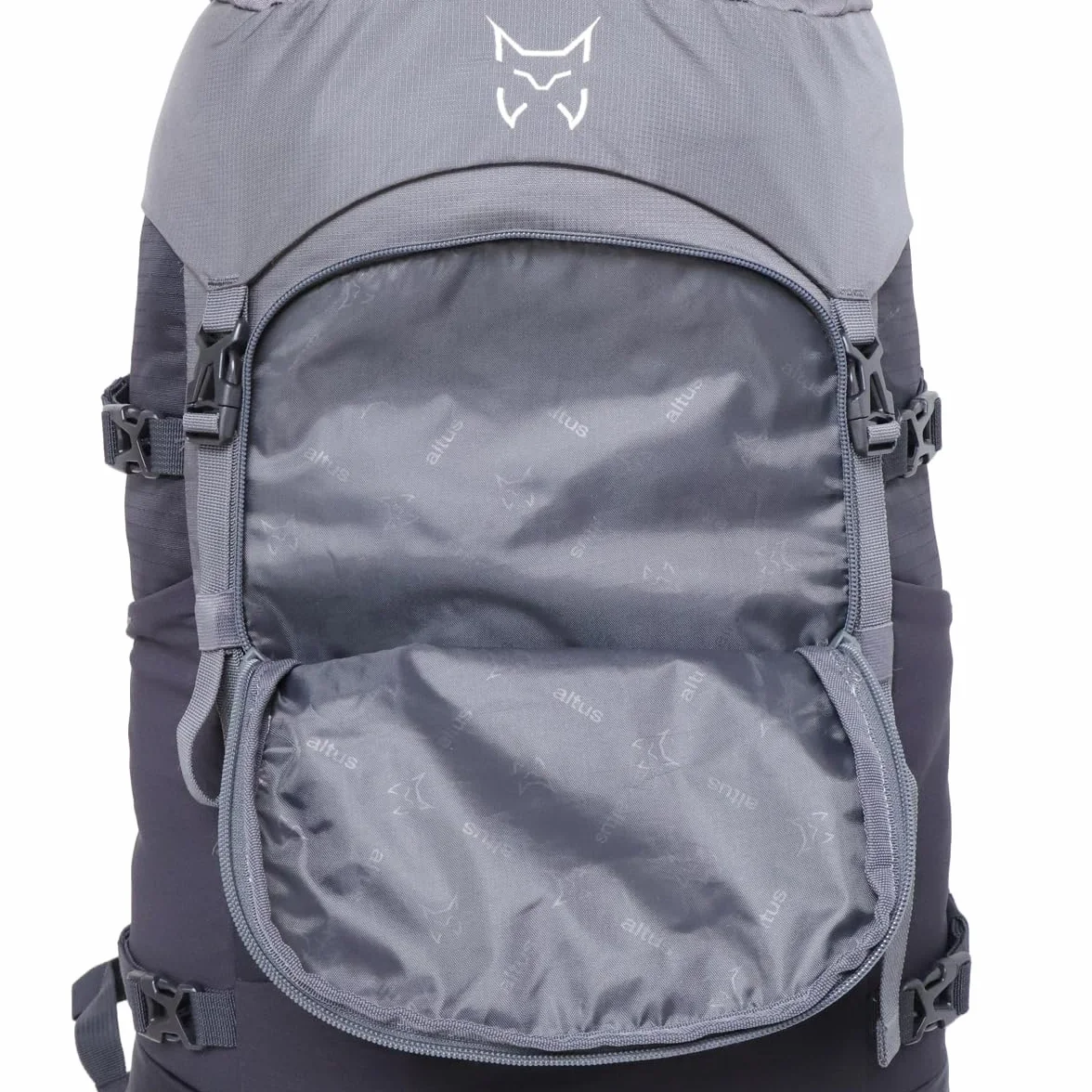 Mochila de travesia con espalda ventilada de 30 l. C: GRIS T: U