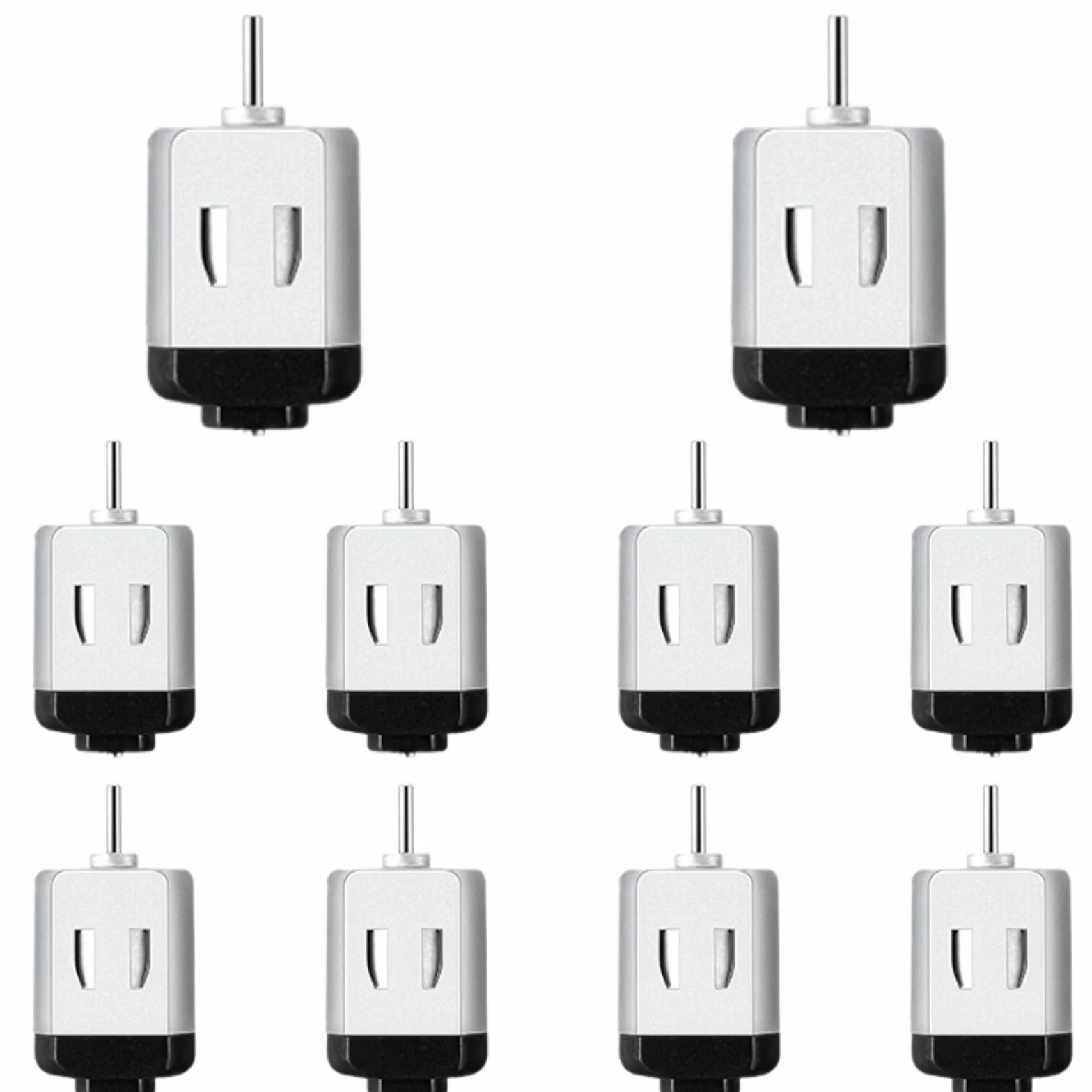 10x Mini Silnik DC 1.5V-6V Micro130 Silnik elektryczny 23000RPM Silny silnik magnetyczny do zabawek samochodowych Robot DIY Wentylator Projekt naukowy STEM
