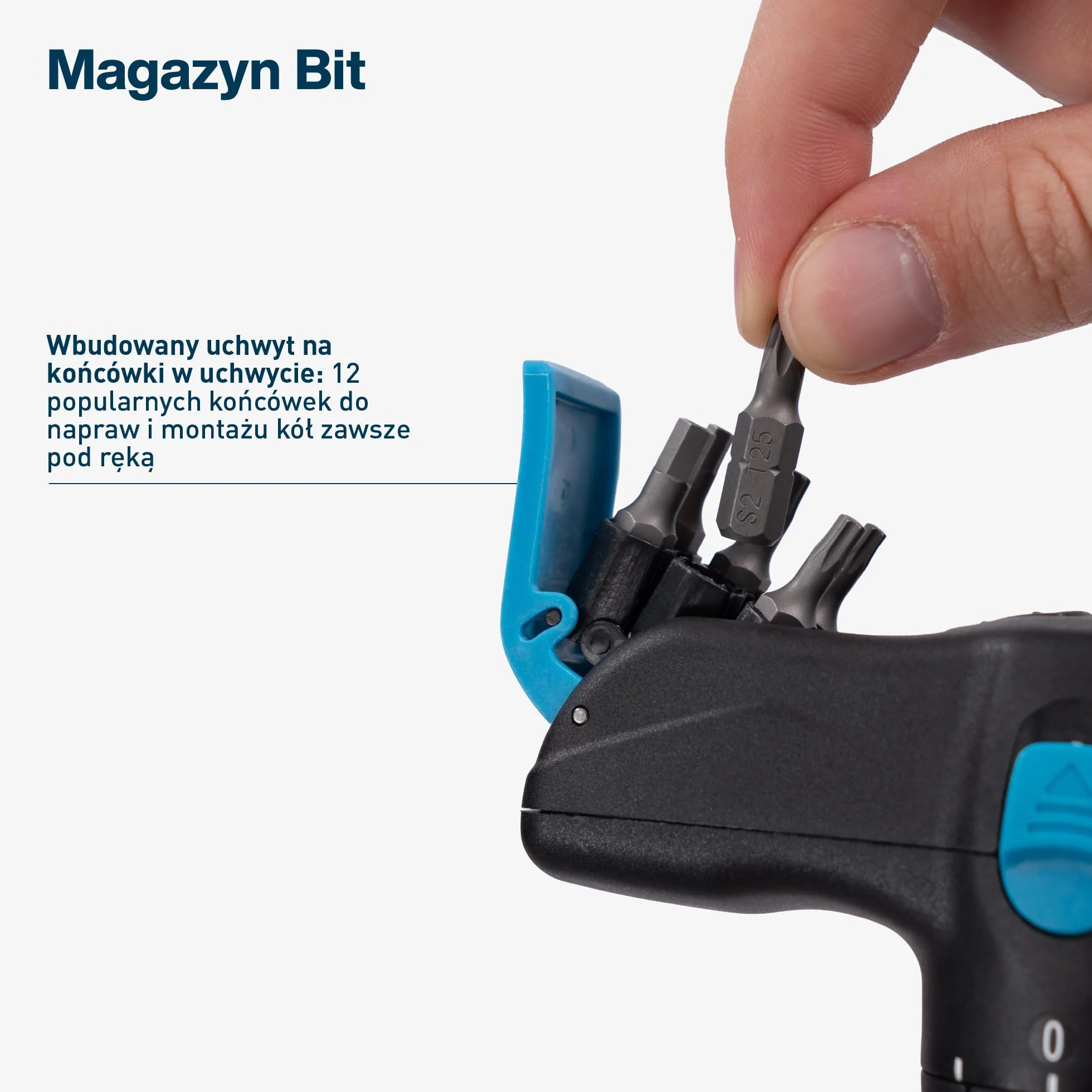 Klucz dynamometryczny Tyson T 1/4" 2-8 Nm zestaw bitów