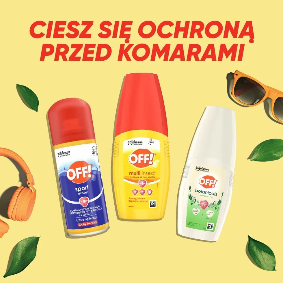 Off! Spray Przeciw Komarom i Kleszczom 100 ml