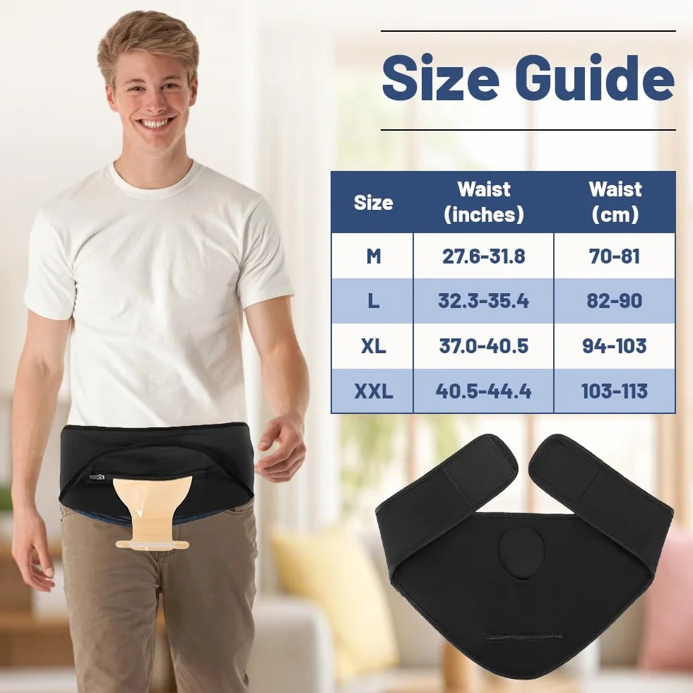 Stoma pasek regulowany stretch worek stomijny do kolostomii XL