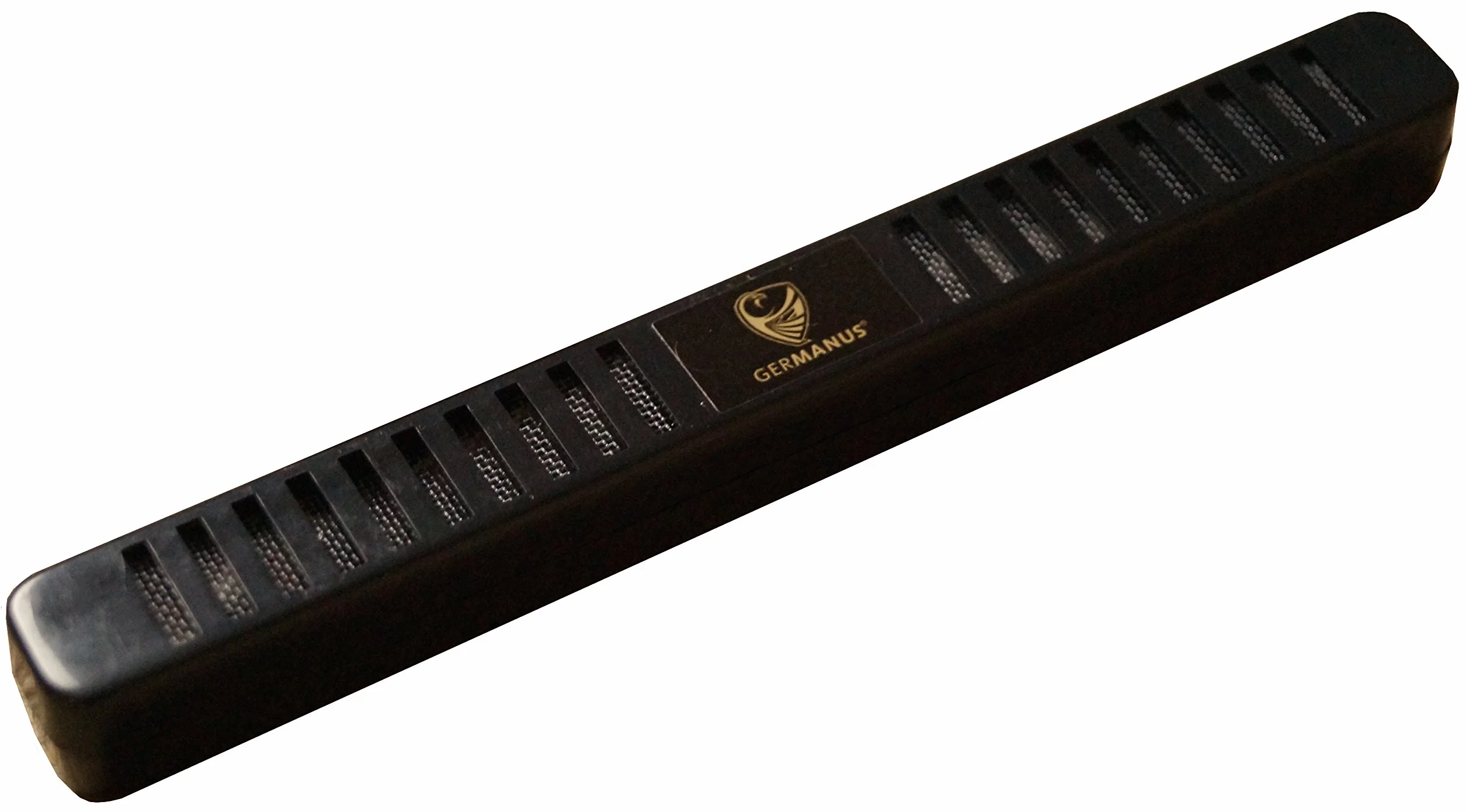 GERMANUS Humidor Nawilżacz do cygar, długa konstrukcja, czarny, z kryształkami