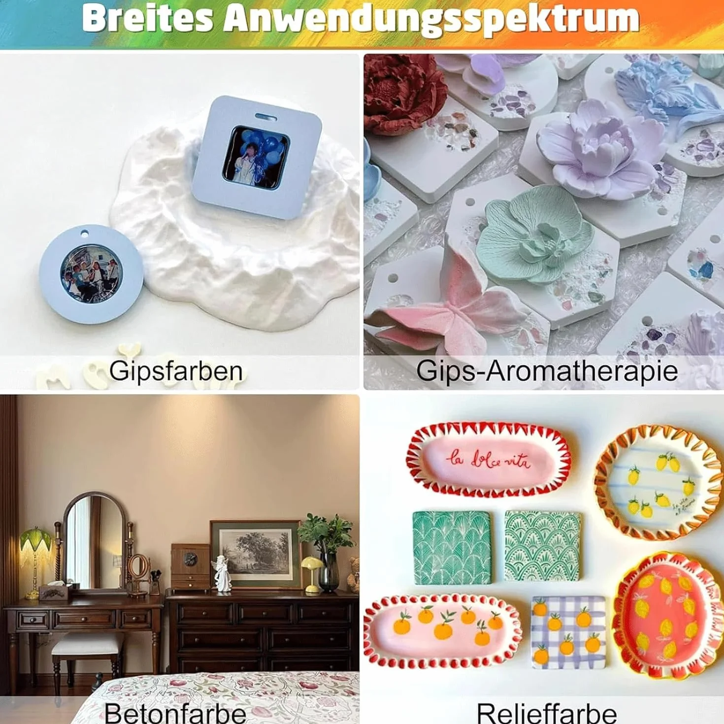 LEMONSTONE 12 sztuk pigmentów do proszku odlewniczego, 5 ml, farba w proszku, wysoko skoncentrowane pigmenty barwiące do modelarstwa, pigment na bazie wody, pigment na bazie wody do farb betonowych