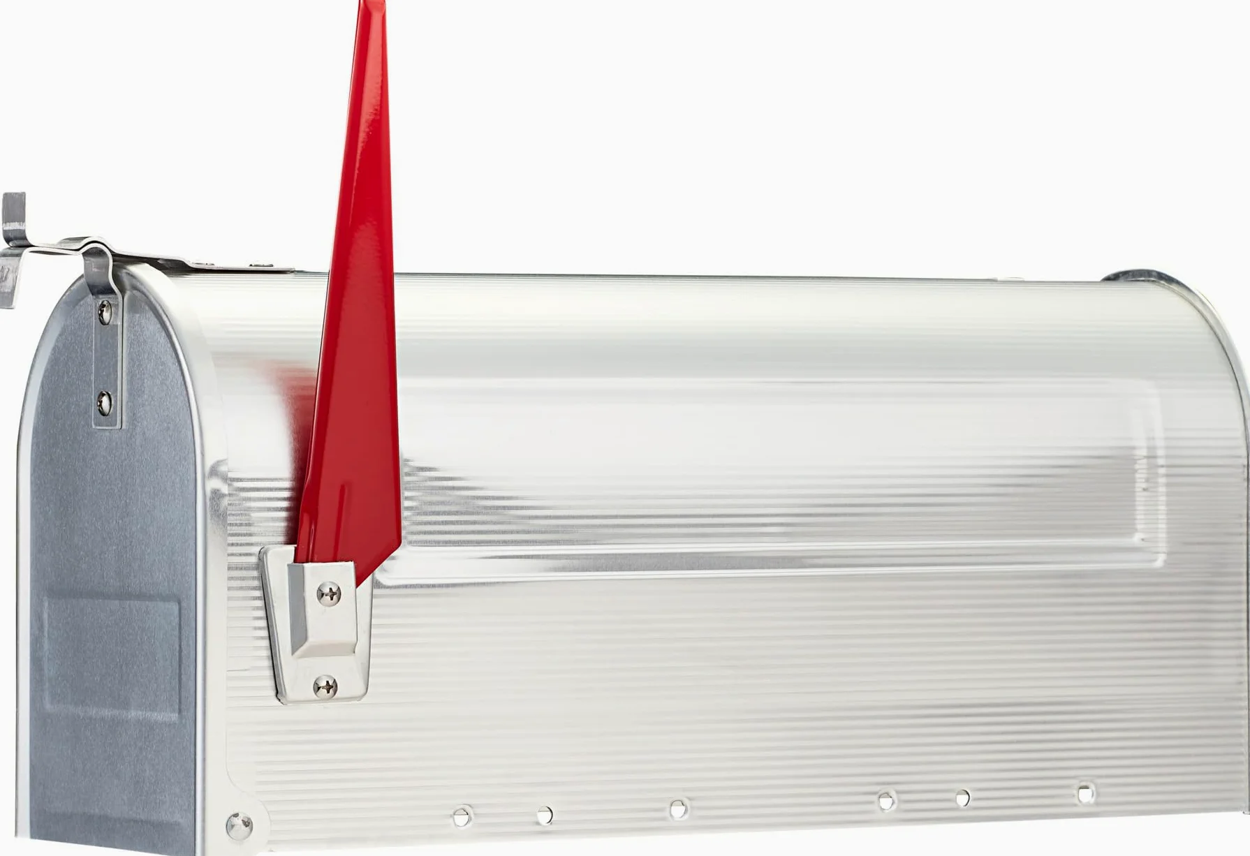 BURG-WÄCHTER Amerykańska skrzynka na listy, U.S. Mailbox z obrotową flagą bez plakietki na nazwisko, Aluminium, US-Box 892 ALU
