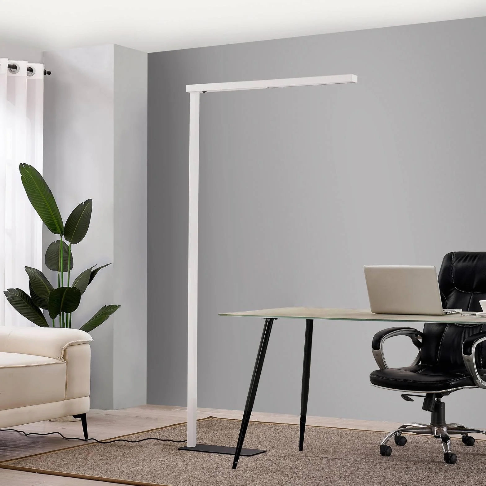 Arcchio LED 2 -punktowa 'Tamilo ', styl nowoczesny, m. in. do biura, kolor biały, opal, aluminium
