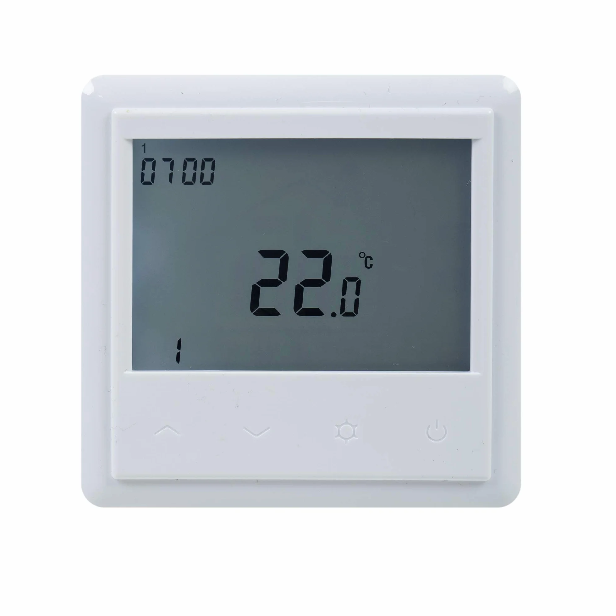 PNI Wbudowany inteligentny termostat CT25PE WiFi, sterowanie internetowe, elektryczne ogrzewanie podłogowe, Tuya Smart Mobile Appation, biały, 86 x 44 x 86 mm