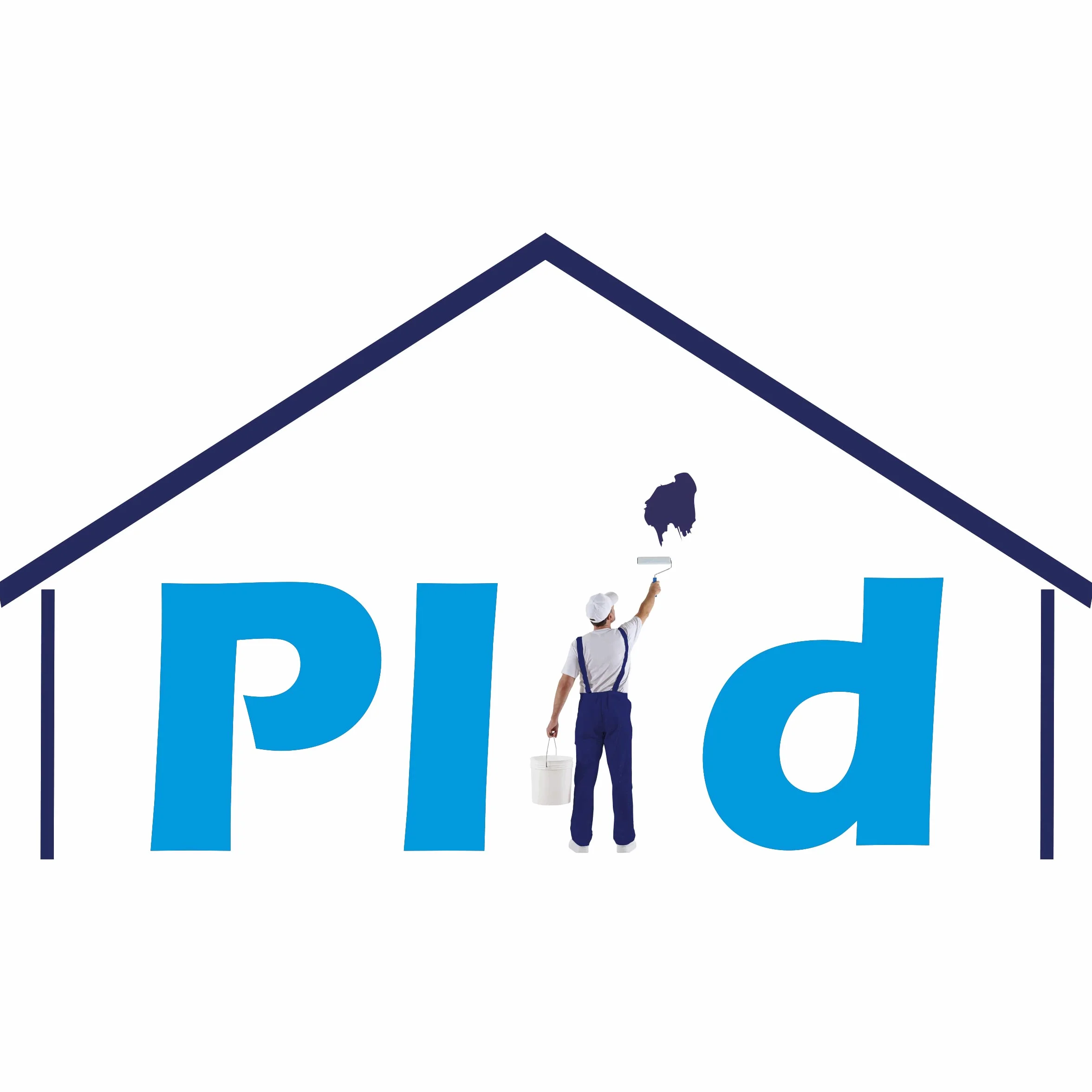 Plid® - Farba fasadowa biała do użytku na zewnątrz [odporna na warunki atmosferyczne i promieniowanie UV] - wysokiej jakości farba do muru, ściany domu, betonu i ściany piwnicy - farba cokołowa