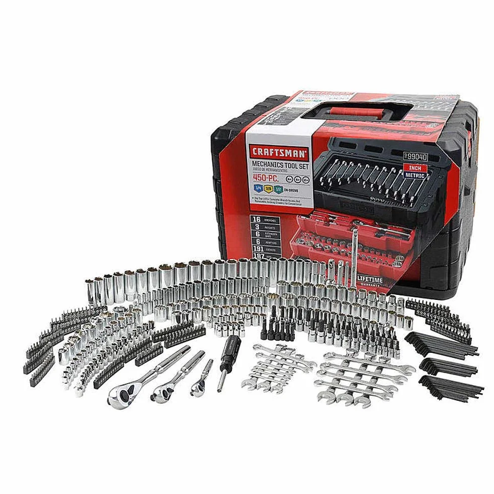 Craftsman 450-częściowy zestaw narzędzi mechanika