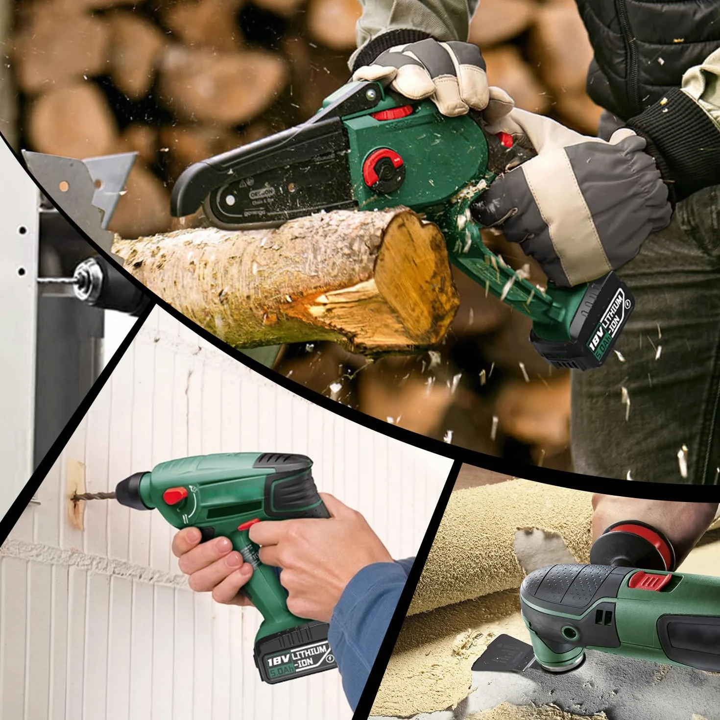 Akumulator 18 V kompatybilny z domem i ogrodem Bosch, akumulator 5,0 Ah do Gloria, kompatybilny z Bosch 18 V PBA PSB PSR