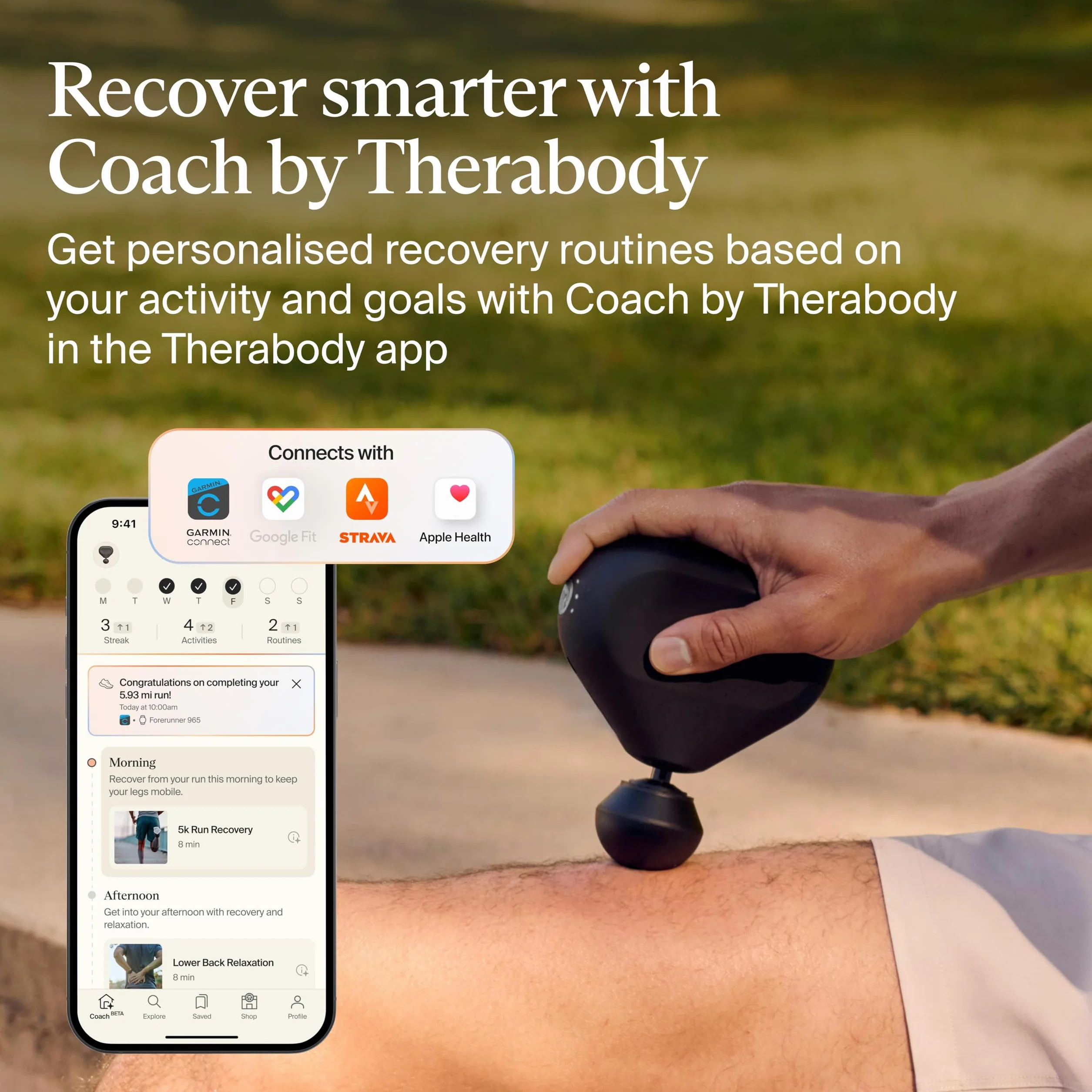 Therabody TheraGun Mini pistolet do masażu, terapia perkusyjna, czarny, trzecia generacja