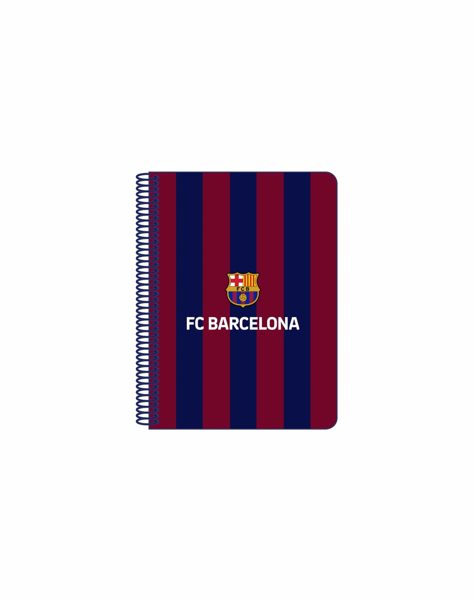 Safta F.C. BARCELONA Notatnik, Notatnik, 80 kartek, twarde okładki, 1 wzór, idealny dla dzieci w różnym wieku, wygodny i wszechstronny, jakość i wytrzymałość, 15,5 x 22 cm, kolor granatowy/bordowy