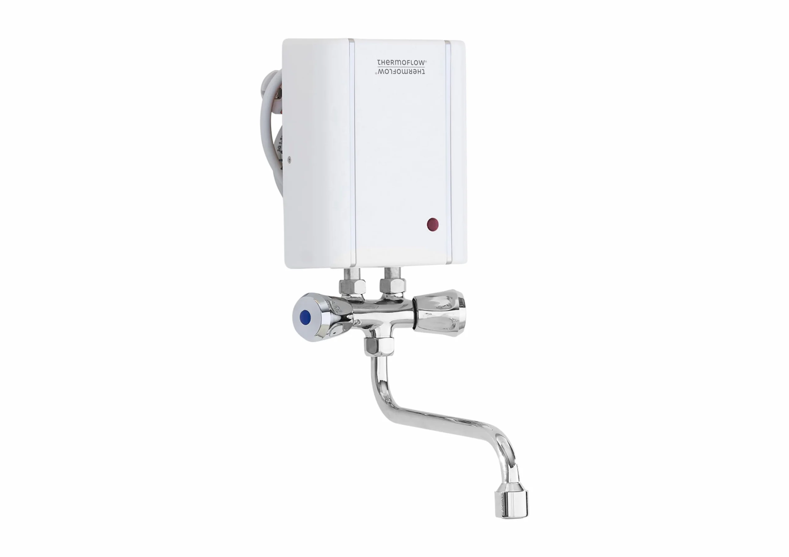 Thermoflow Mały przepływowy podgrzewacz wody 3,5 kW z armaturą Typ/model: ELEX35ARM
