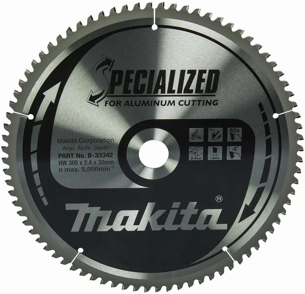 Makita B-33342 Specjalistyczny brzeszczot tarczowy 305x30mm 80T Aluminium