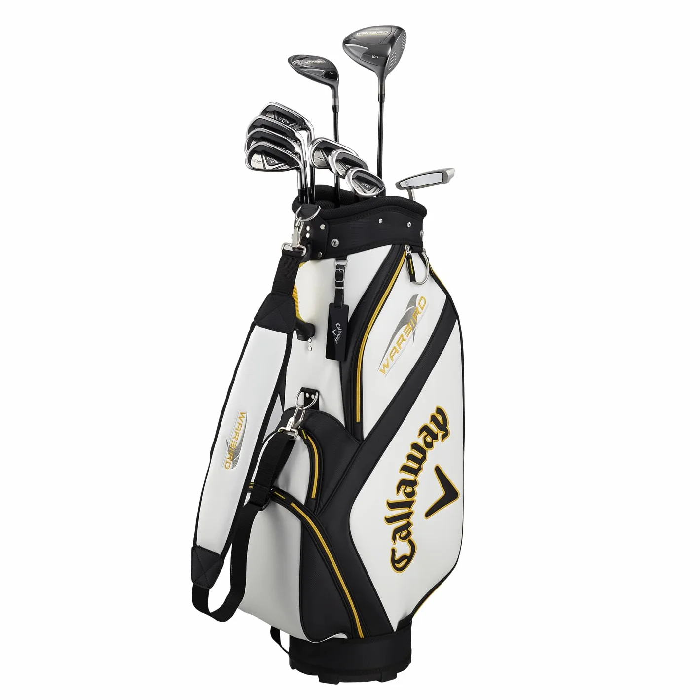 Callaway Golf Warbird 2021 Nowy męski komplet kijów, grafitowy trzon (10 kijów + torba)
