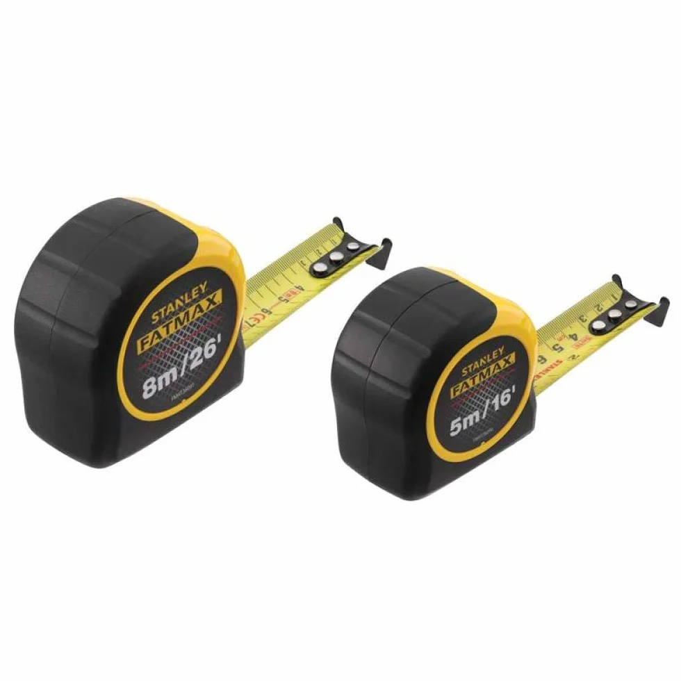 Stanley STA081745 FatMax klasyczna taśma dwupak 5 m i 8 m (szerokość 32 mm) 5