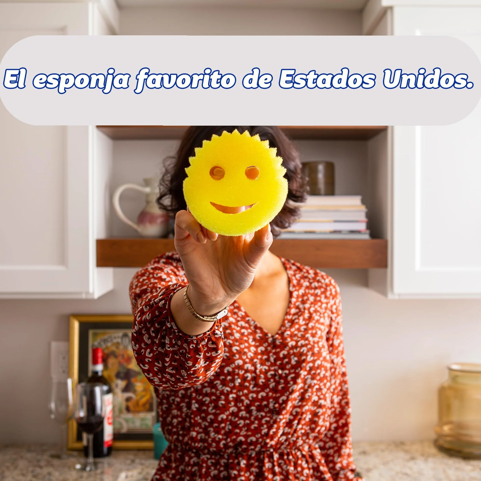 Scrub Daddy Flextexture Gąbka, Żółty, 8 szt.