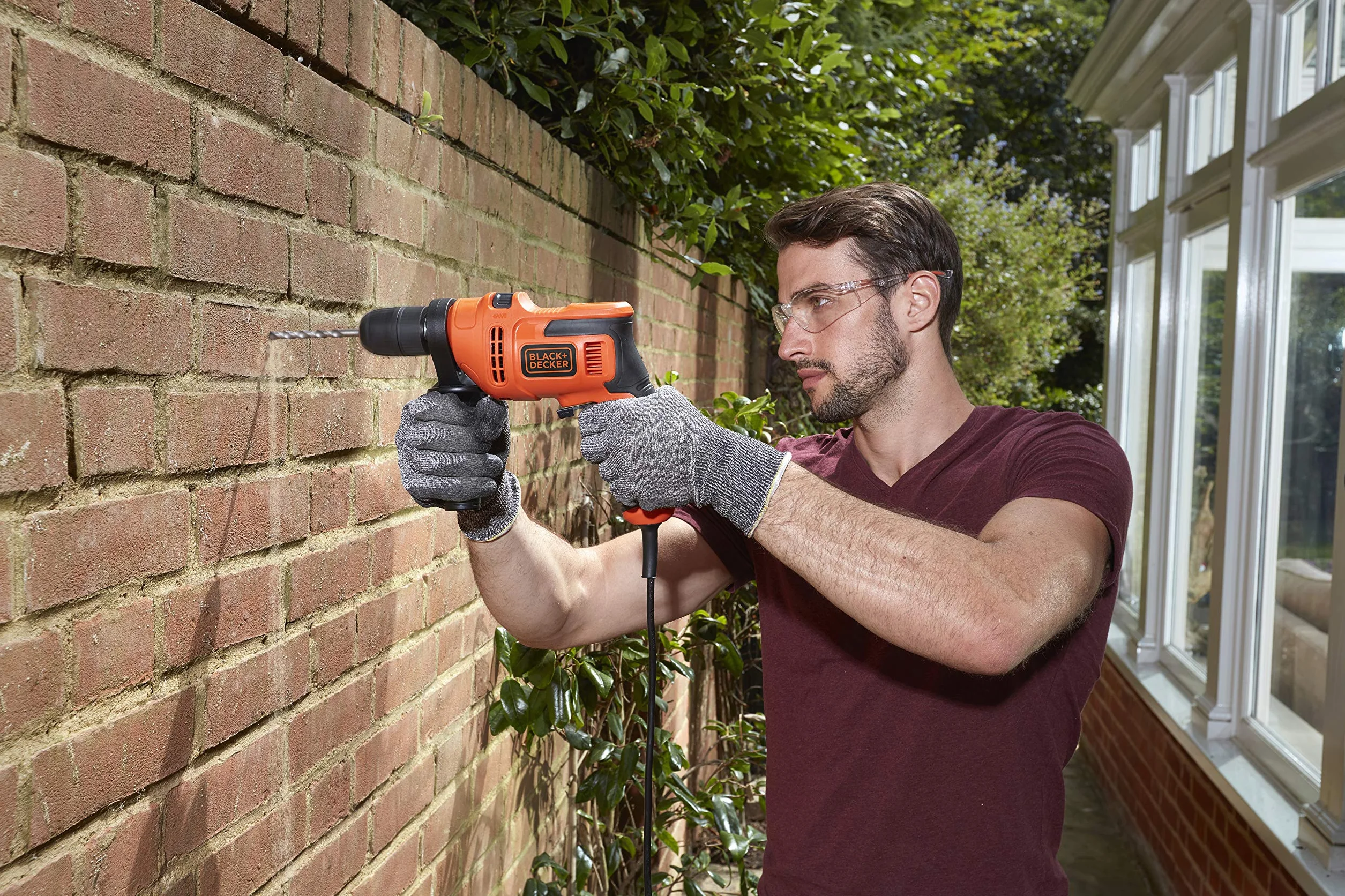 Black & Decker BEH200-QS BEH200-QS-Taladro Percutor 500W