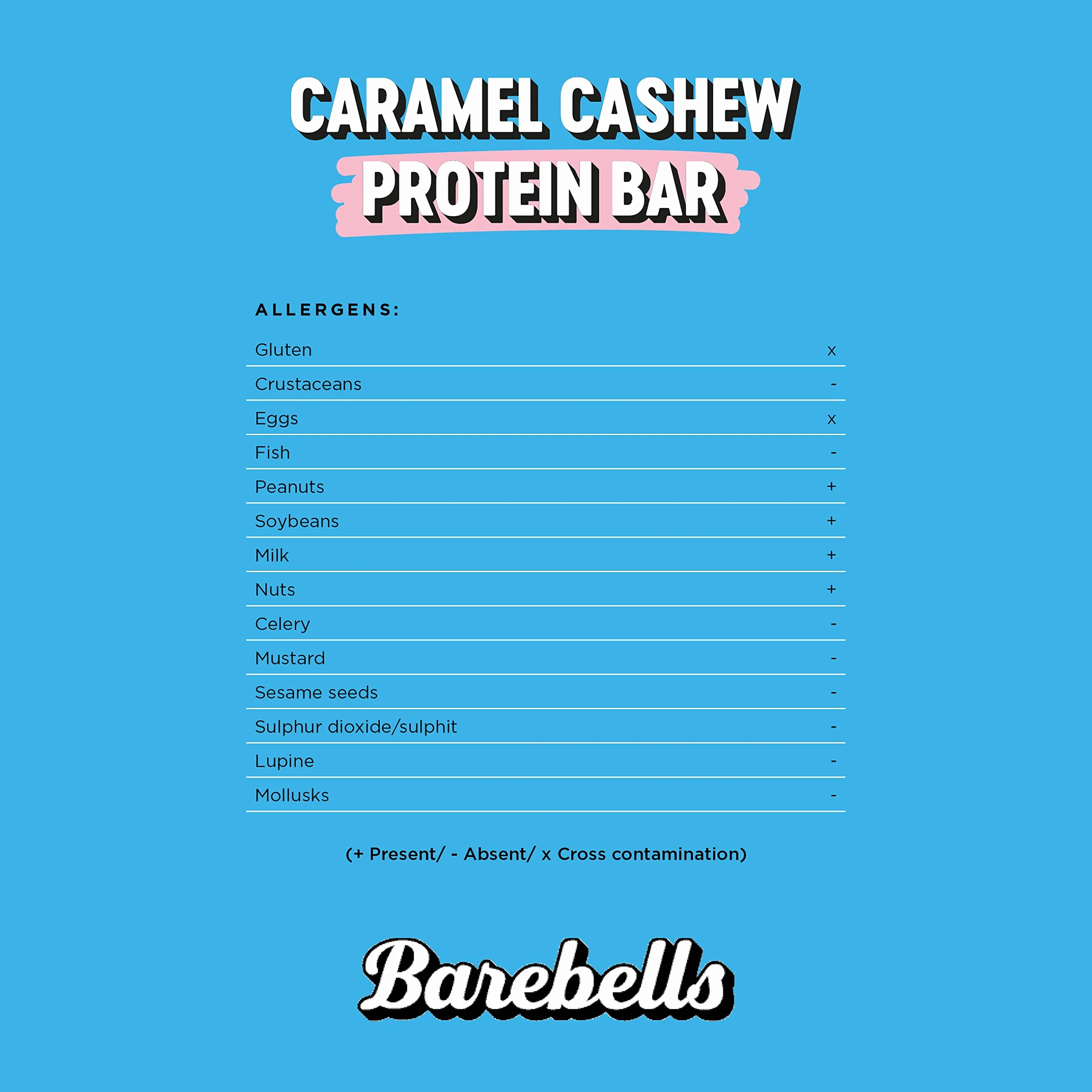 Barebells Protein Bar Caramel Cashew 12X55g
