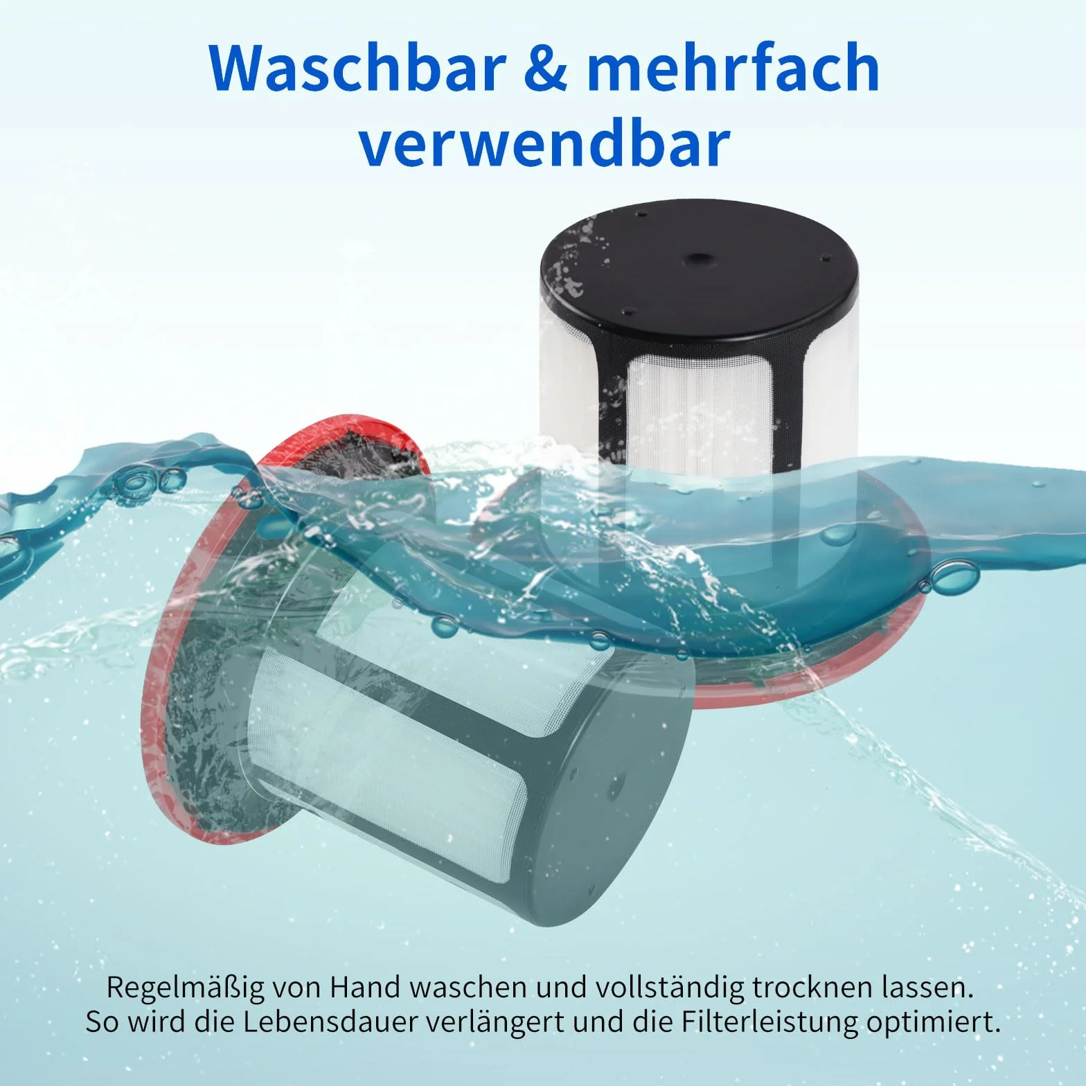 2 sztuki filtra i uchwytu filtra do odkurzacza Bosch UNLIMITED 6