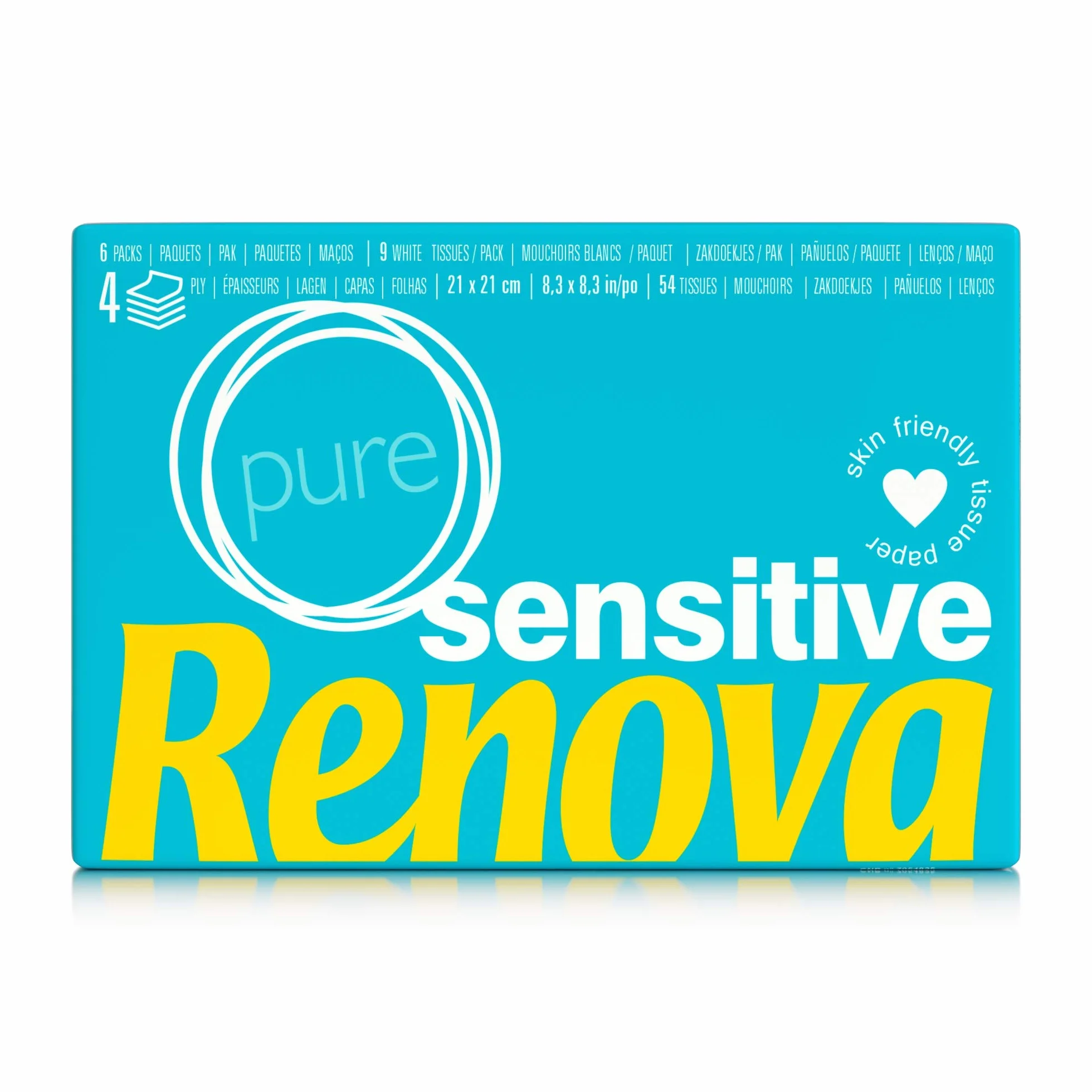 Renova Red 200072942 Chusteczki, Biały, 54 sztuki