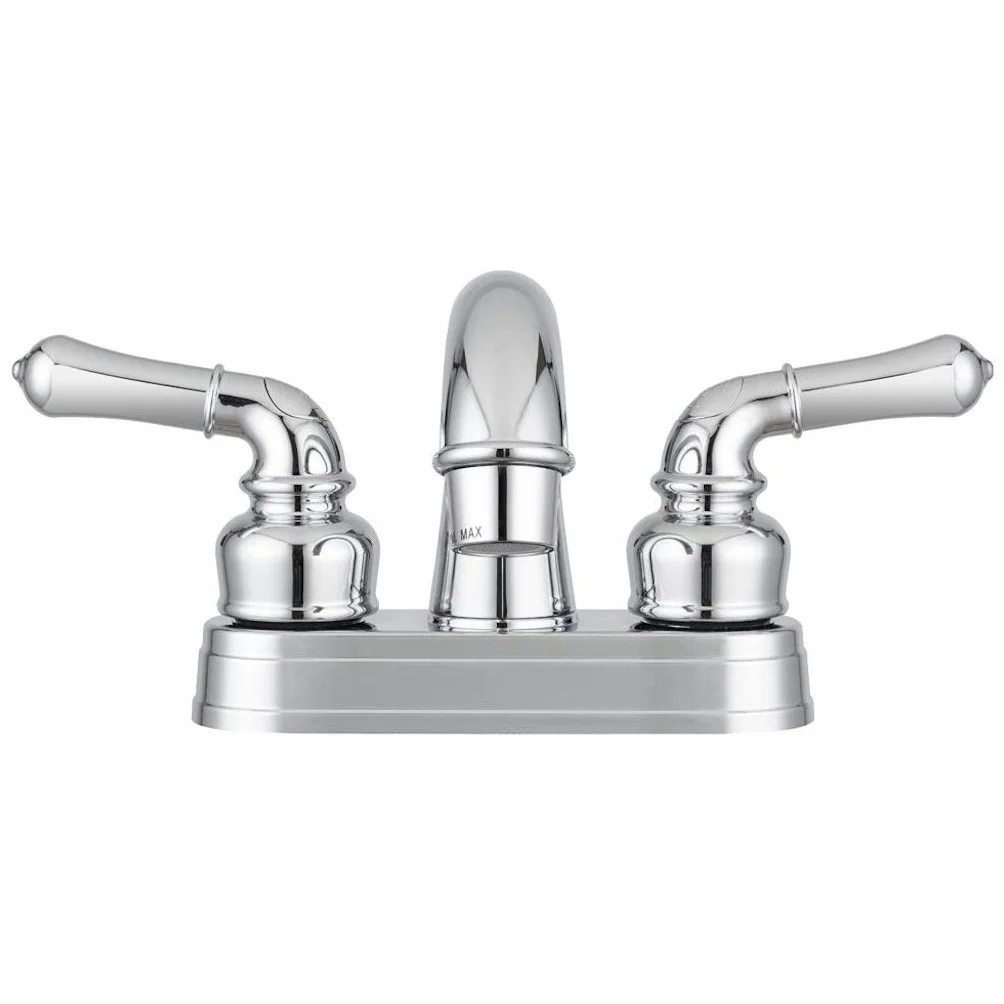 Dura Faucet DF-PL620C-CP RV bateria umywalkowa łazienkowa - płynnie obracana 2-dźwigniowa (chrom)