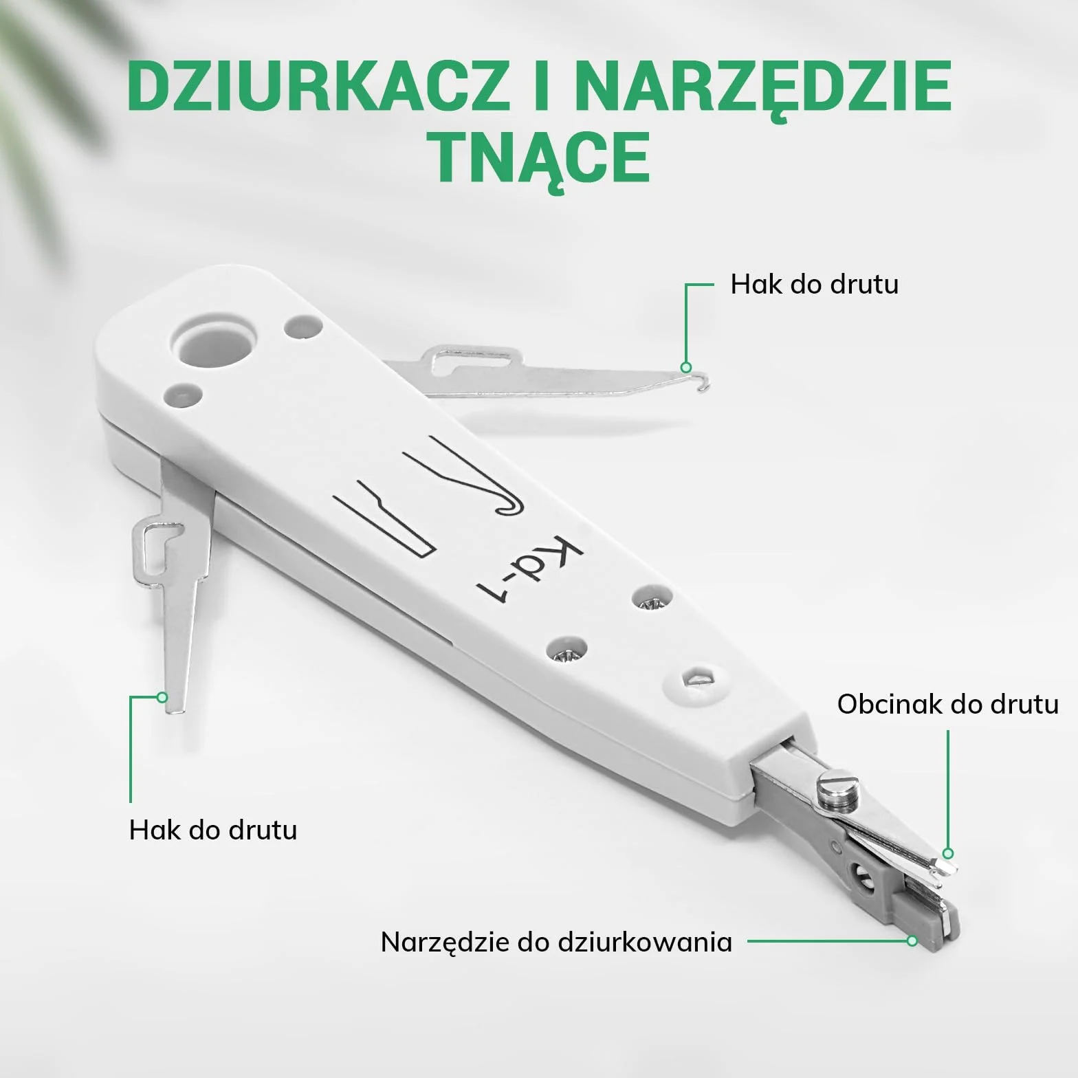 SGILE Zestaw Narzędzi do Zaciskania RJ45 Cat5 Cat6 Cat7