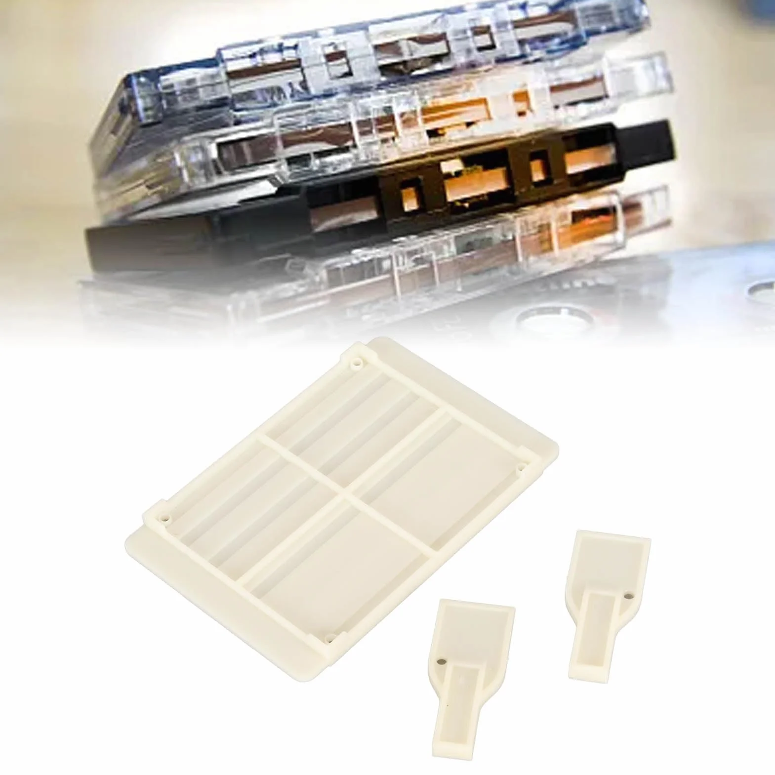 Zestaw do łączenia Taśm 1/4 10 Cal, Taśma do łączenia na Rolce, Zestaw do łączenia Kaset Magnetofonowych ABS z Taśmą do łączenia Taśm do Taśmy Revoxsonido 1/4 1/2 Cala