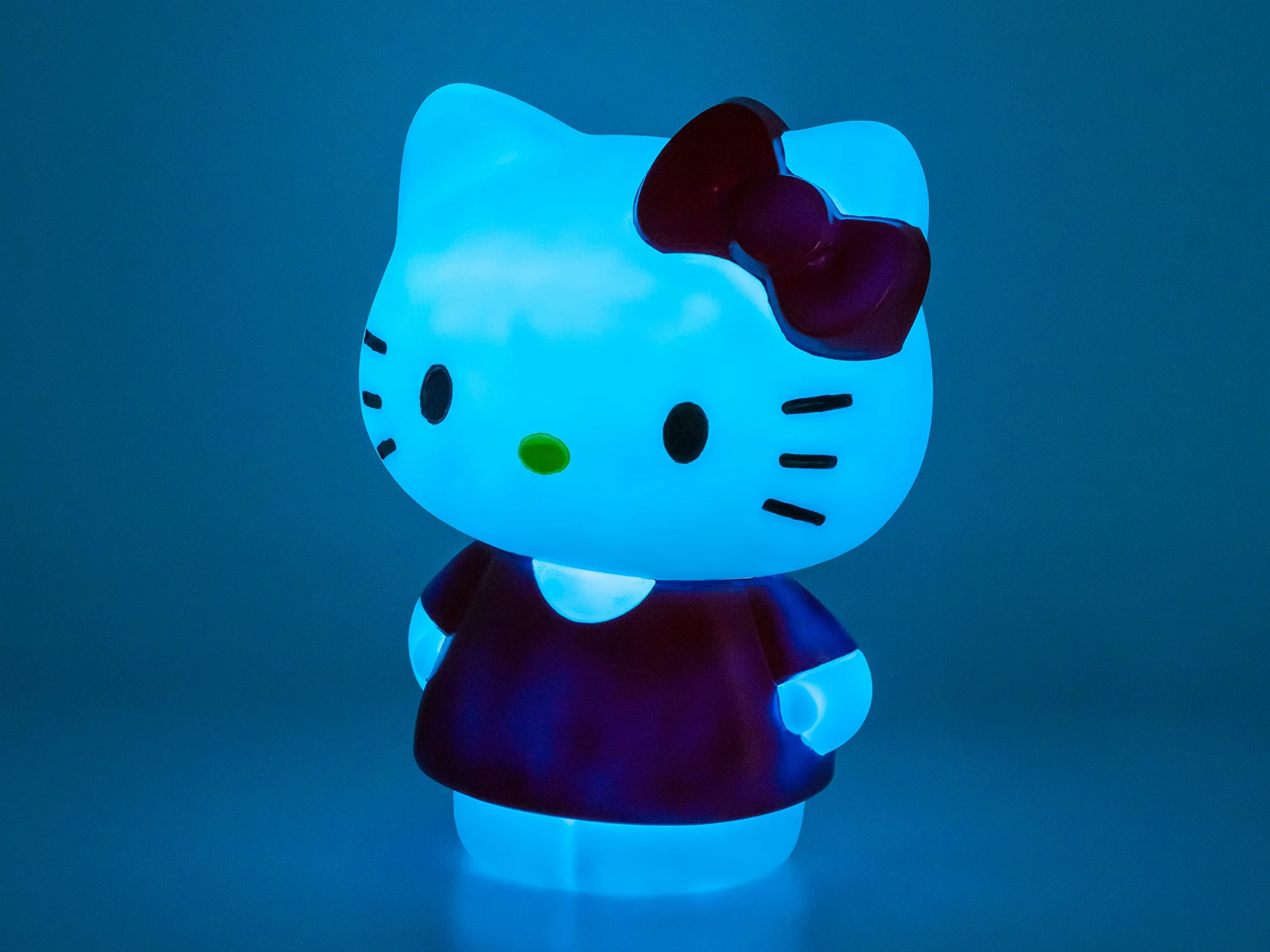 Teknofun 811159 Hello Kitty lampa LED, czerwona