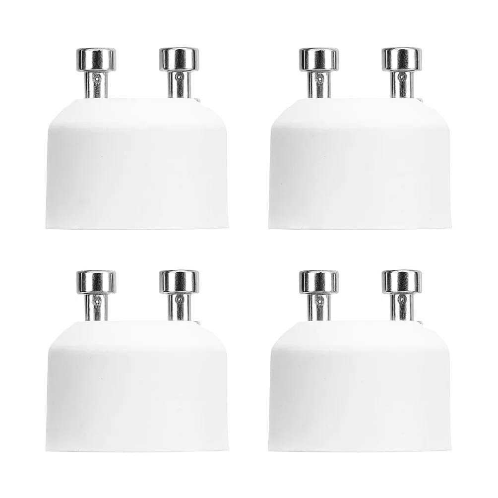 Alomejor 4 szt. GU10 na MR16 adapter cokołu odporna na wysokie temperatury oprawka lampy konwerter do lampy halogenowej LED