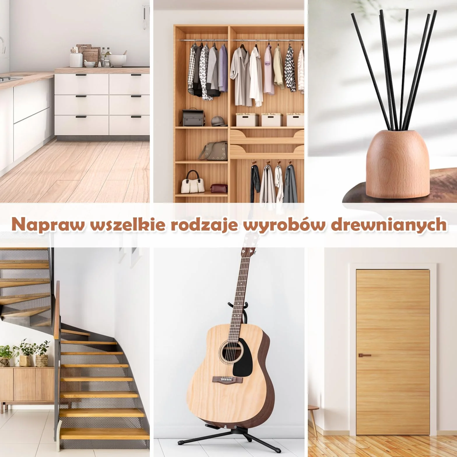 SEISS Zestaw do naprawy laminatu i parkietu 43 sztuki