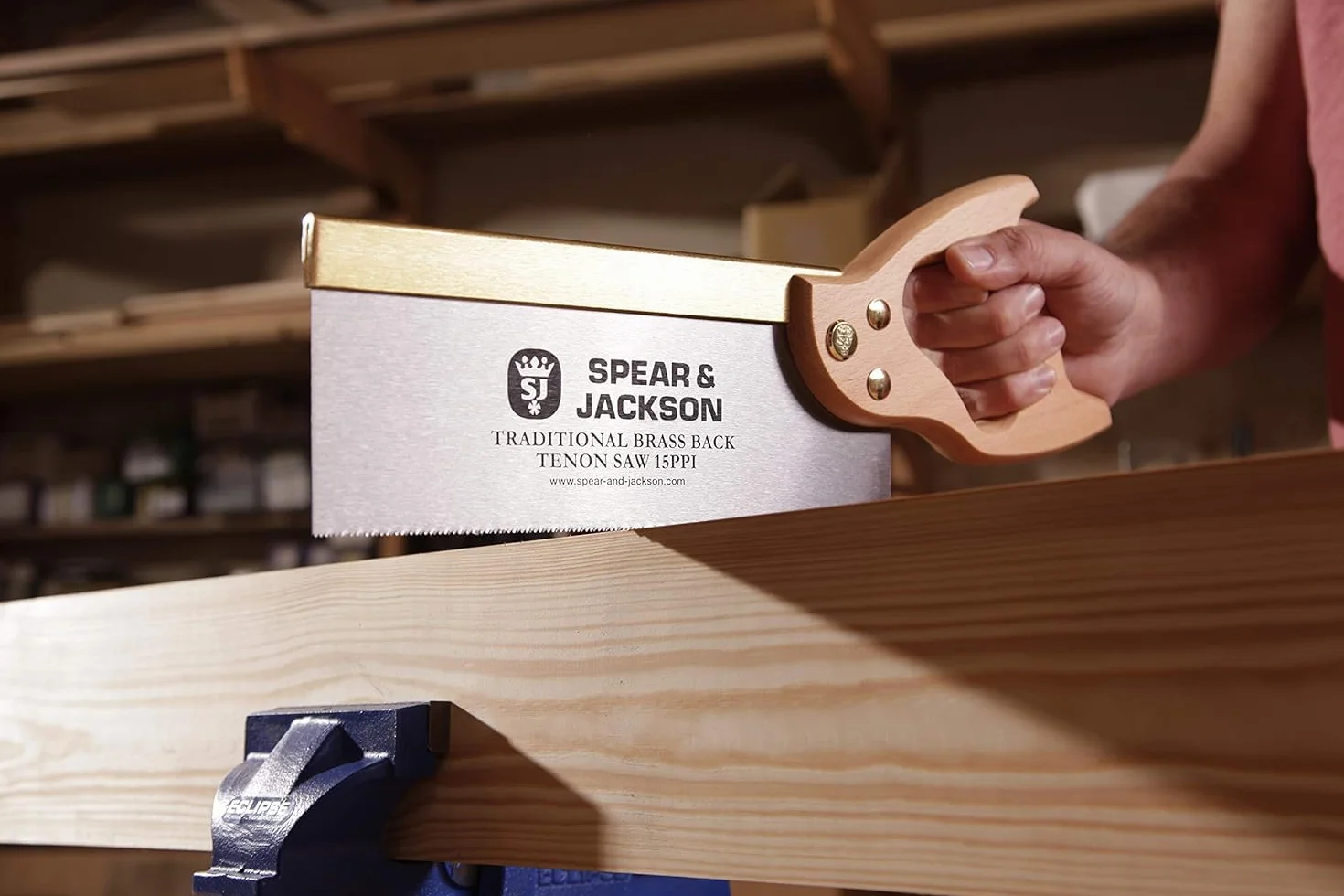Spear & Jackson 9550B-91 Tradycyjna piła czopnica z mosiężnym profilem