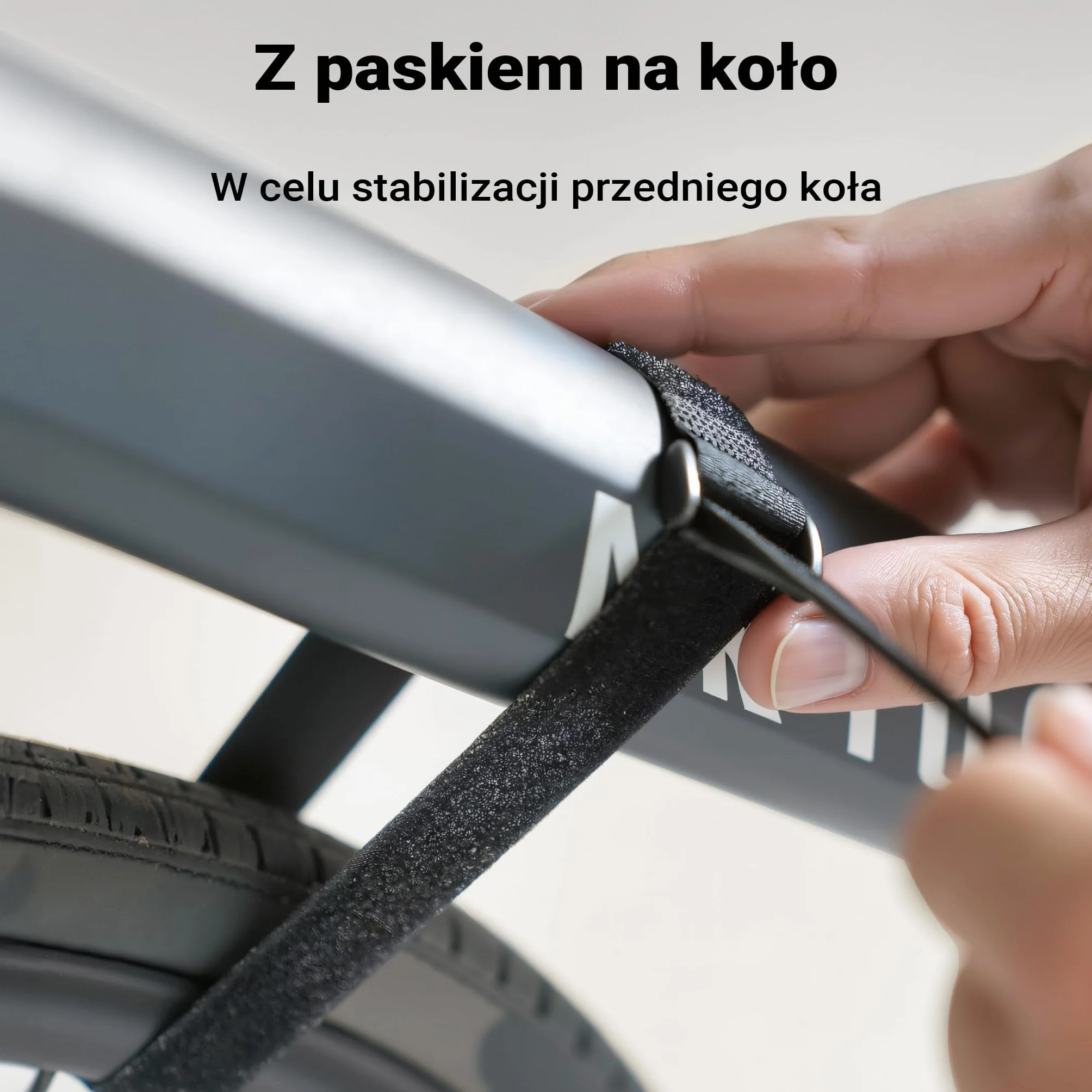 Wiltec Uchwyt naścienny na rower, z regulowaną szerokością do kierownicy maks. 77 cm, ze stali, wieszak rowerowy do 25 kg nośności z paskiem na koło