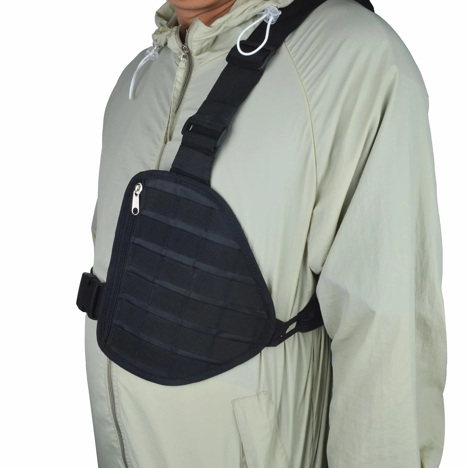 Uniwersalna torba Molle Pouch, nylonowy uchwyt z systemem Molle, torba na klatkę piersiową, do użytku na zewnątrz, wojskowych, do wędrówek pieszych