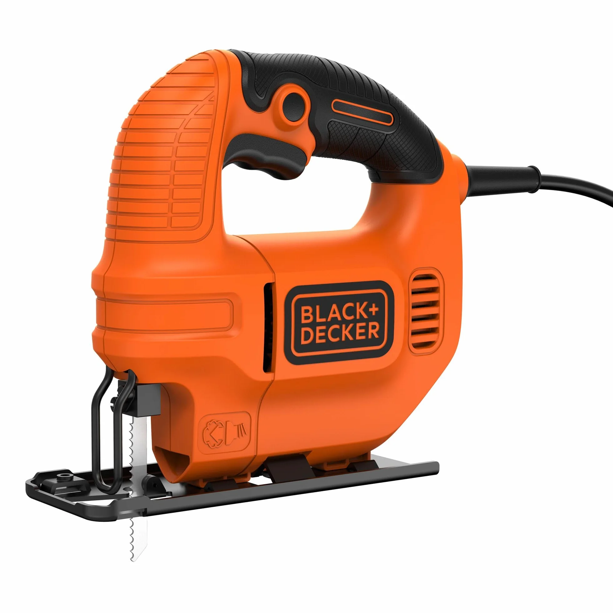 BLACK+DECKER Wyrzynarka do drewna, moc 400 W, KS501-QS