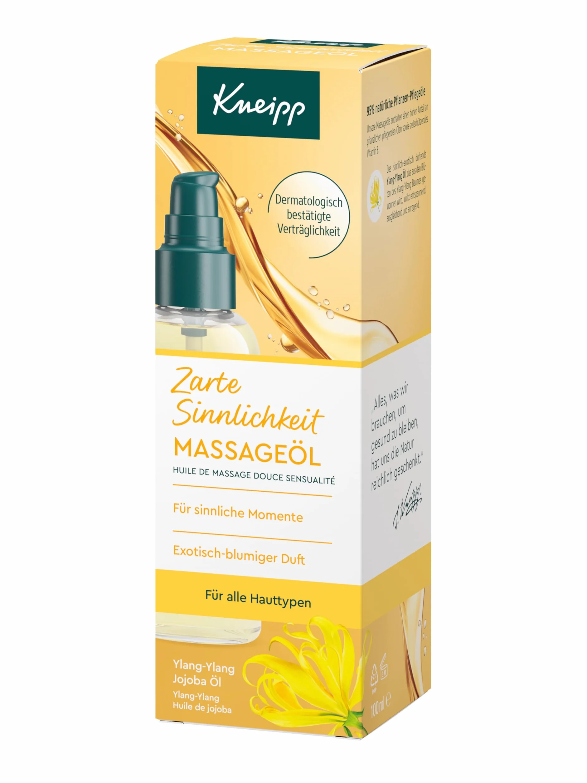 Kneipp Olejek do masażu Ylang Ylang i olejek jojoba 100 ml