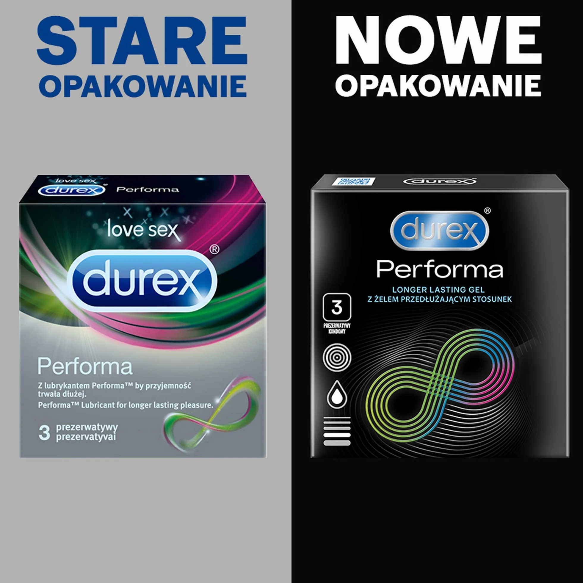 Durex Performa Prezerwatywy z lubrykantem 3 szt.