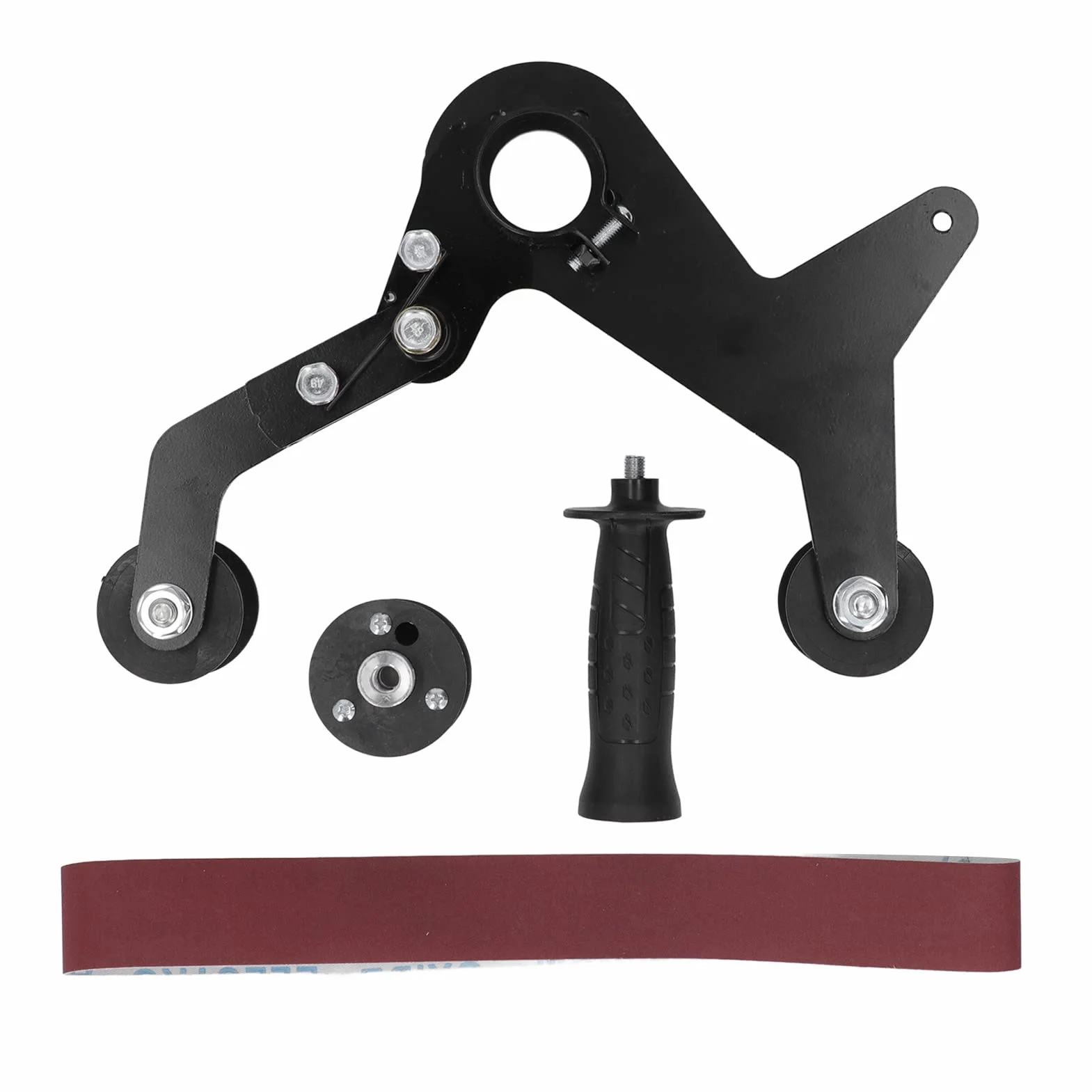 Adapter do szlifierki taśmowej Solidny, stabilny Adapter do szlifierki kątowej ze stali nierdzewnej do rury rurowej (14MM)