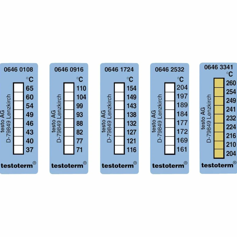 Paski do pomiaru temperatury testo testoterm