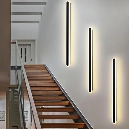 Taśma świetlna LED, wewnętrzna lampa ścienna z temperaturą barwową 3000 K / 4500 K / 6000 K, do salonu, sypialni, na balkon, przy łóżku (neutralne światło, 120 cm)