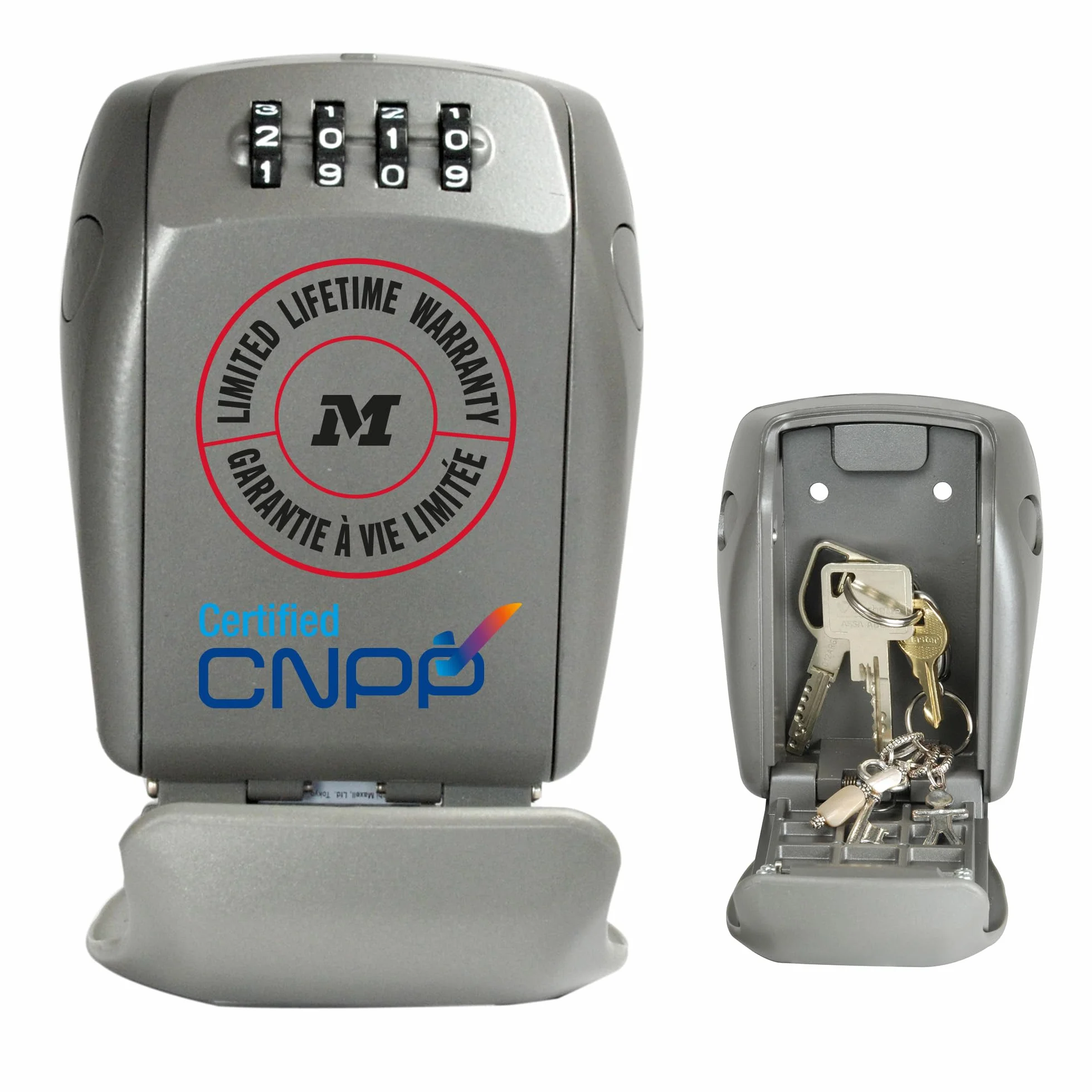 Master Lock Certyfikowany sejf na klucze, dodatkowe bezpieczeństwo, uchwyt ścienny, na zewnątrz, 13,2 x 10,5 x 4,6 cm, sejf na klucze