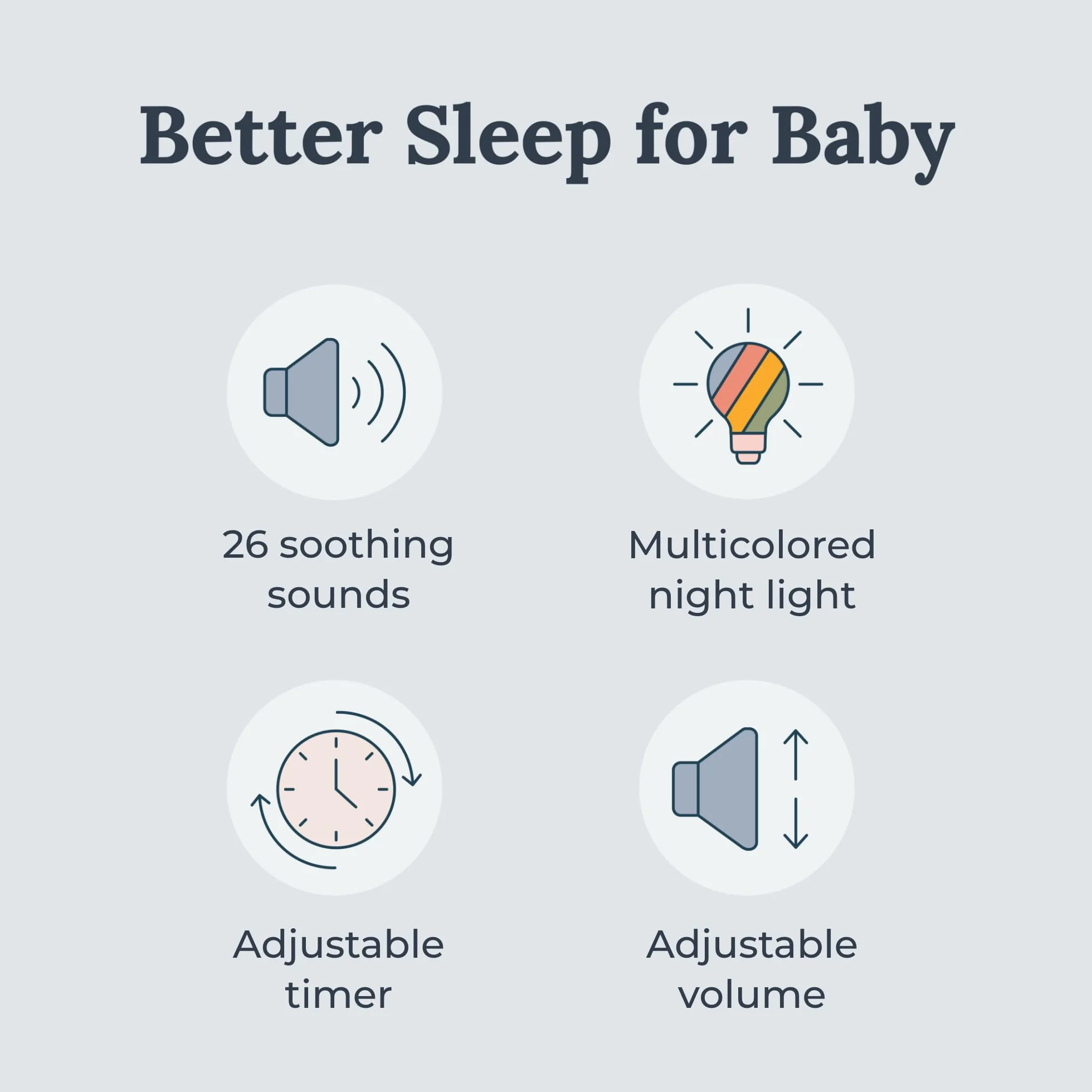 Yogasleep Dreamcenter Multi Sound Machine z lampką nocną, urządzenie dźwiękowe do podróży, redukcja szumów