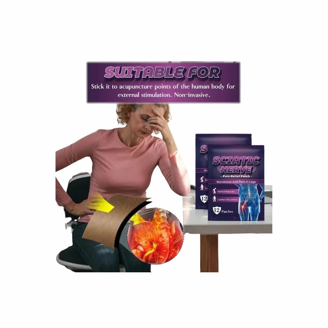 ThermoRelief plastry rozgrzewające na ból nerwu kulszowego 12 sztuk