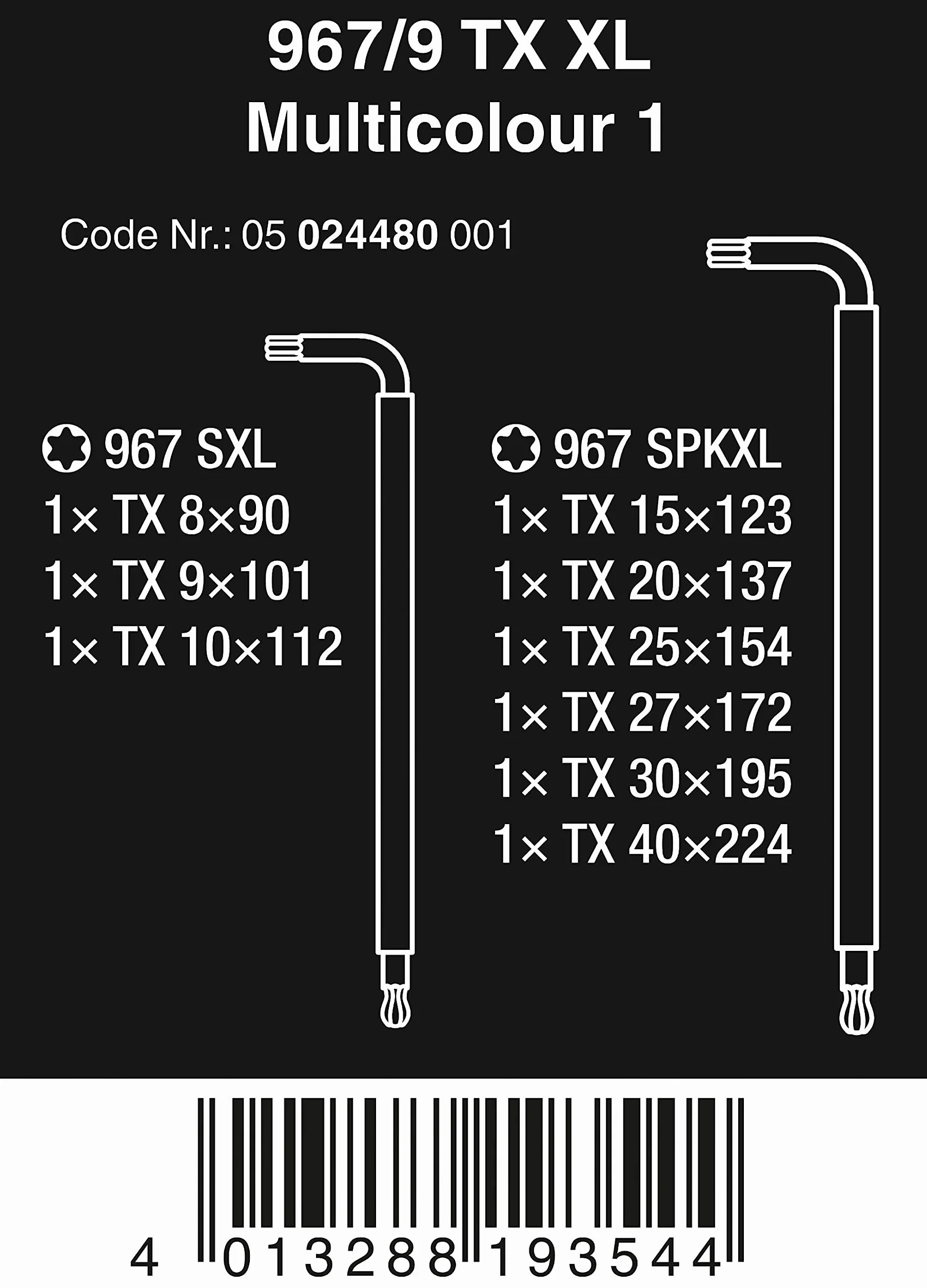 967/9 TORX XL Multicolour 1