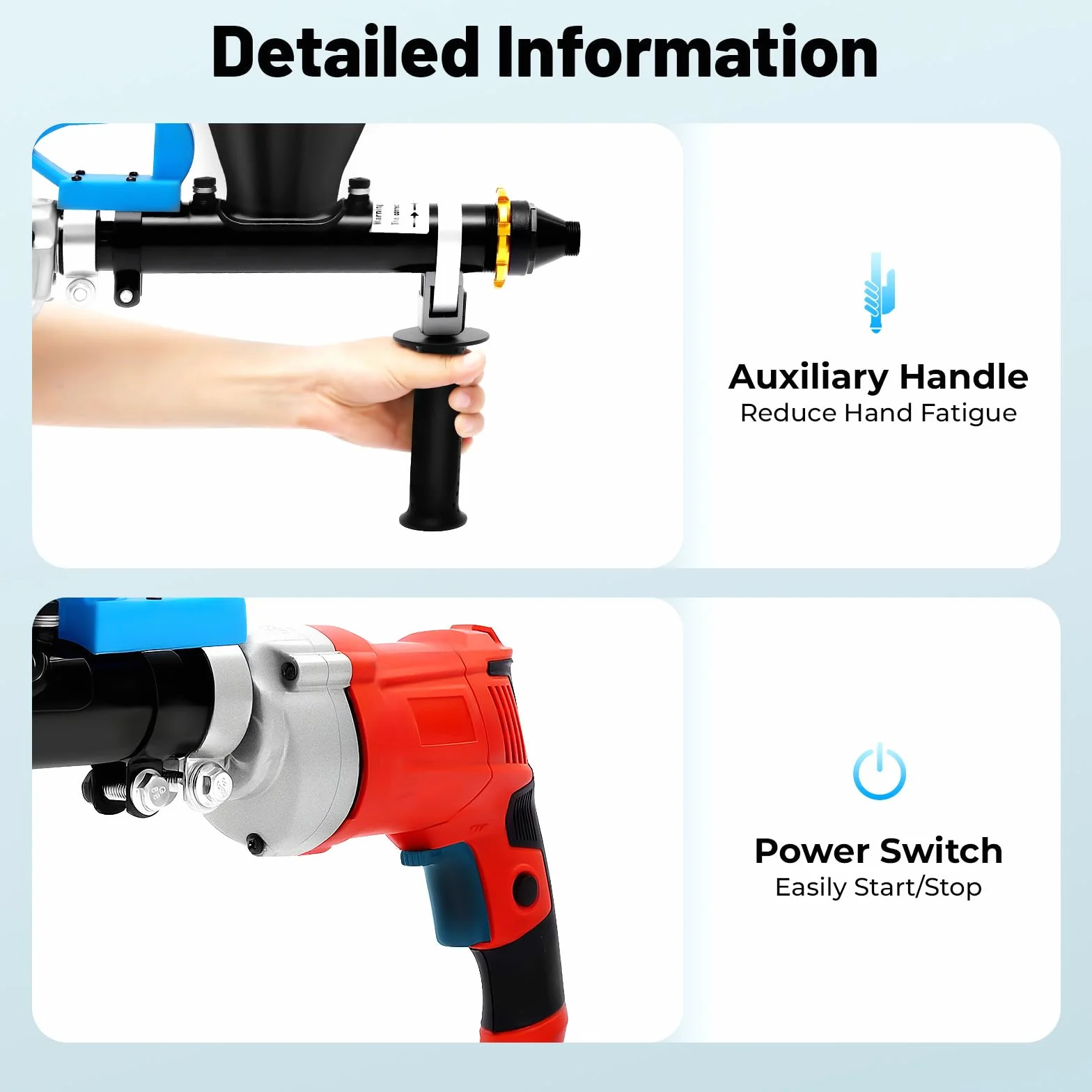 Elektryczny pistolet do fug, 700 W, strzykawka do zaprawy murarskiej, pistolet na kartusz z 2 dyszami (płaska i okrągła), półautomatyczna strzykawka do fug do drzwi, okien i poprawek ścian