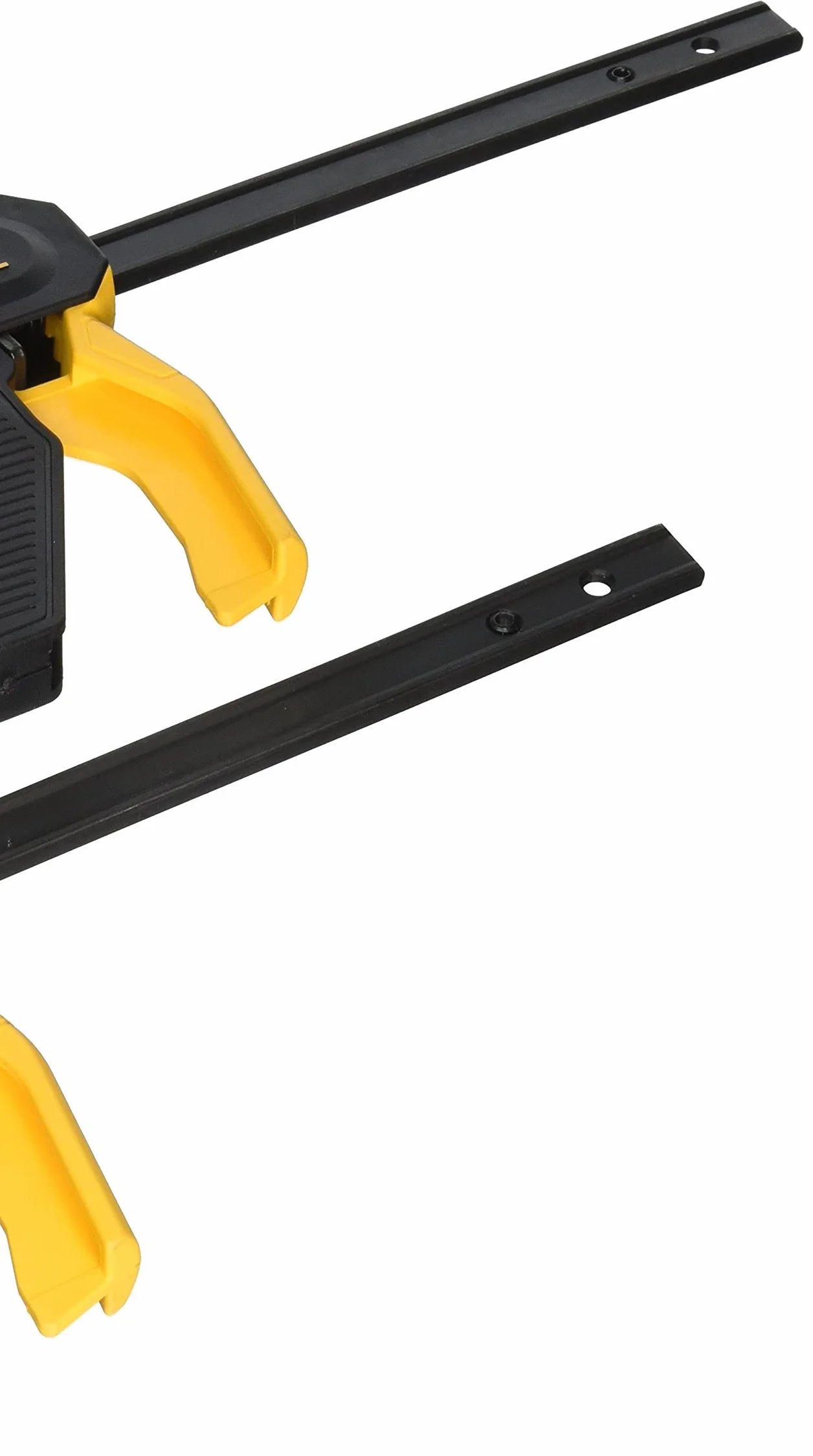 DEWALT DWHT83149 średni zacisk spustowy z prętem 15 cm, 2 szt., żółty