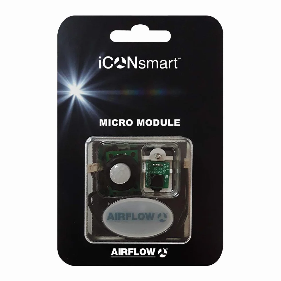 Airflow iCONsmart HT & MST wtyczka timera wilgotności i czujnik ruchu, mikromoduły do wentylatora iCONsmart